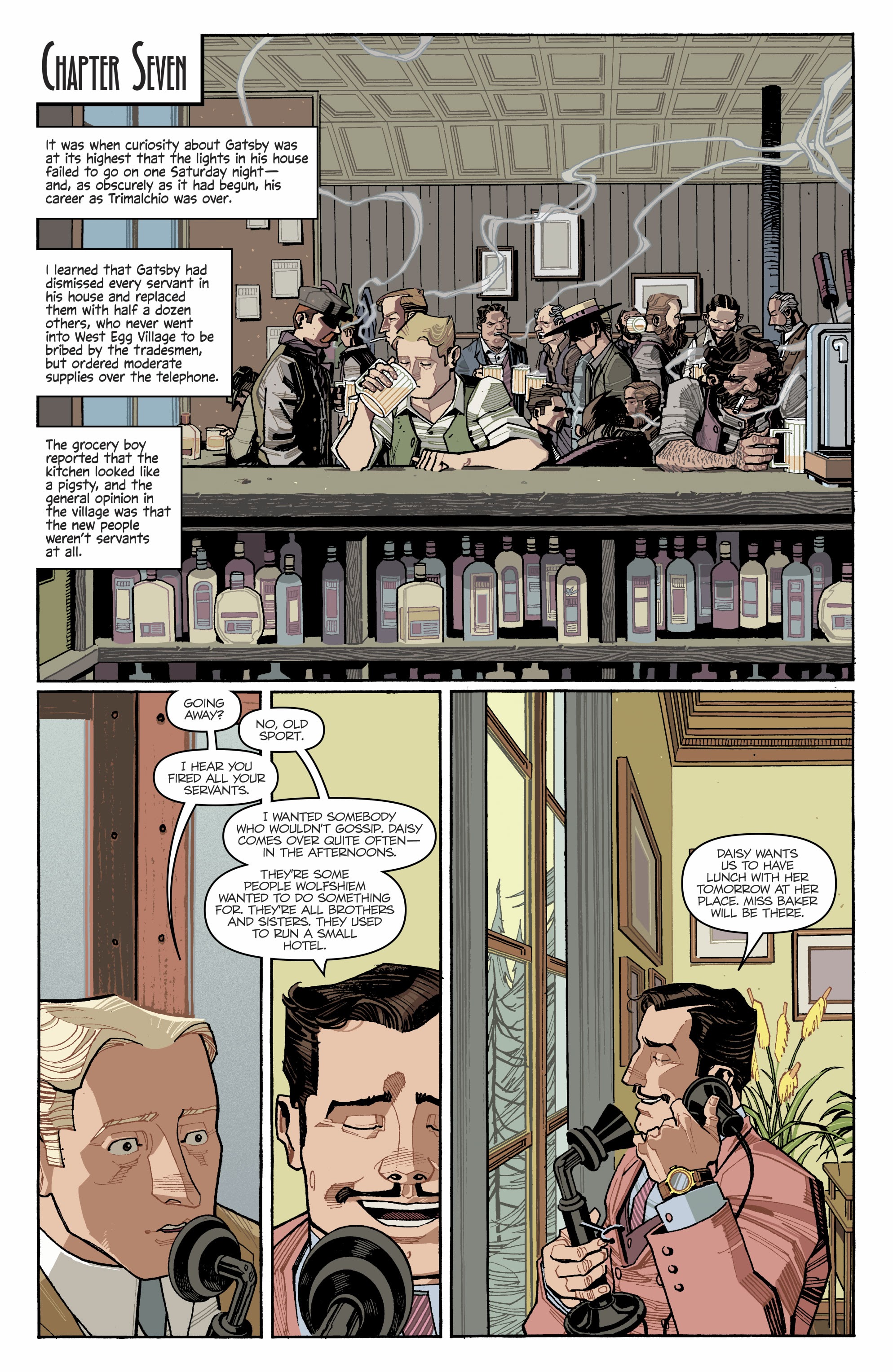 Read online The Great Gatsby comic -  Issue #5 - 6