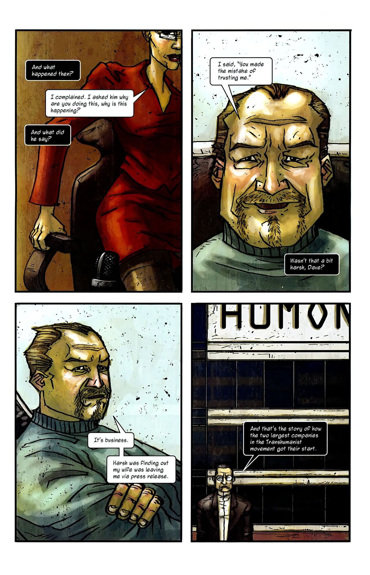 Read online Transhuman comic -  Issue #1 - 19