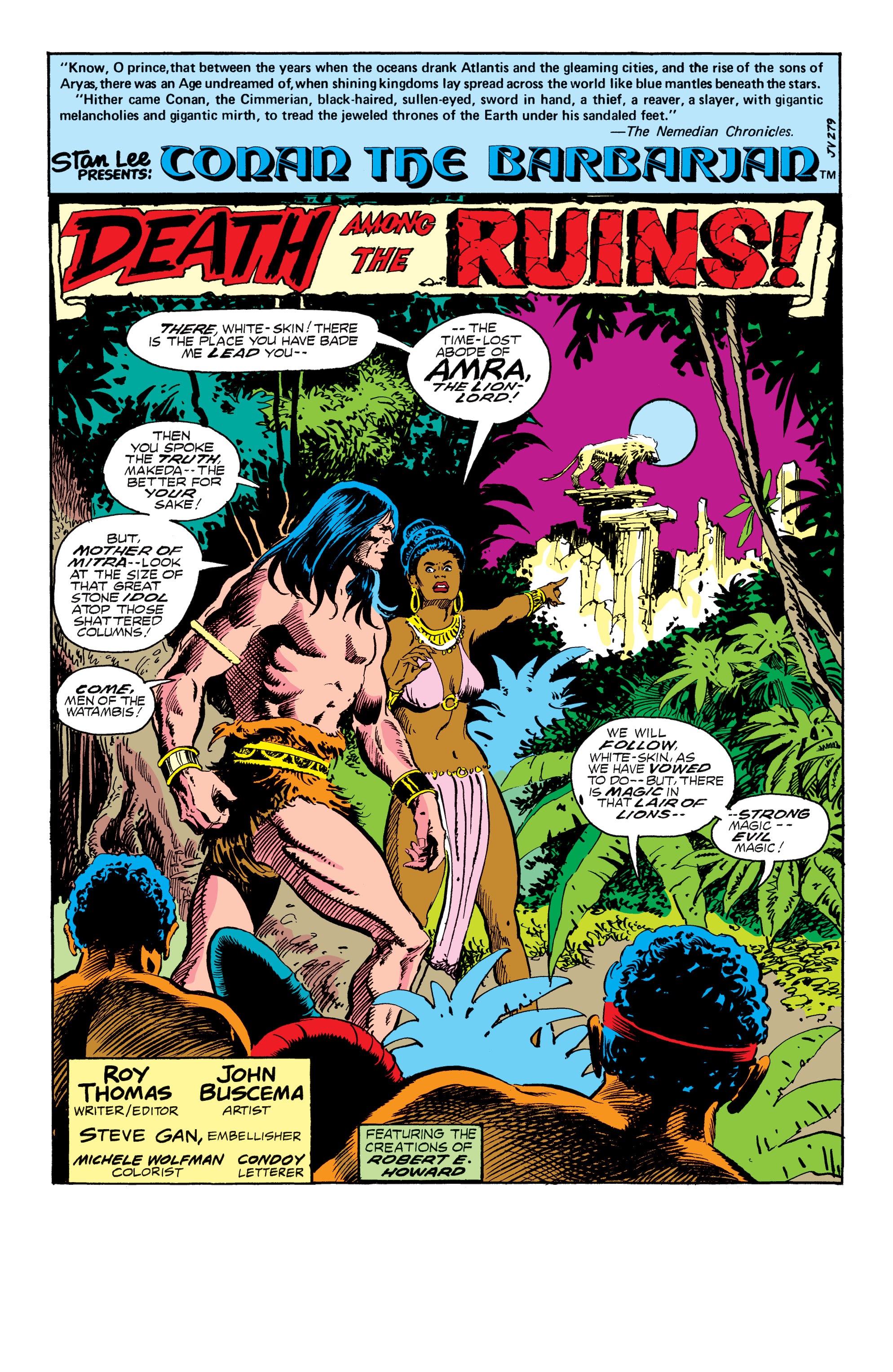 Read online Conan the Barbarian Epic Collection: The Original Marvel Years - Of Once and Future Kings comic -  Issue # TPB (Part 1) - 60