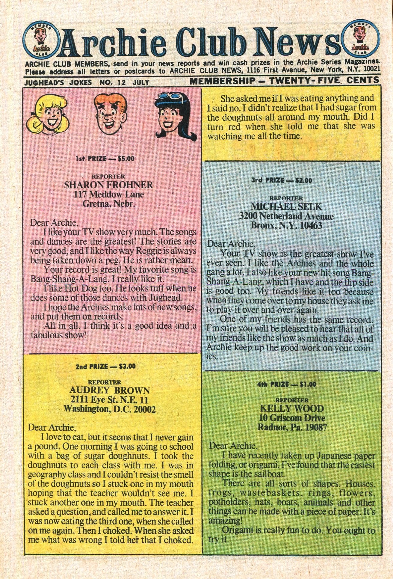 Read online Jughead's Jokes comic -  Issue #12 - 56