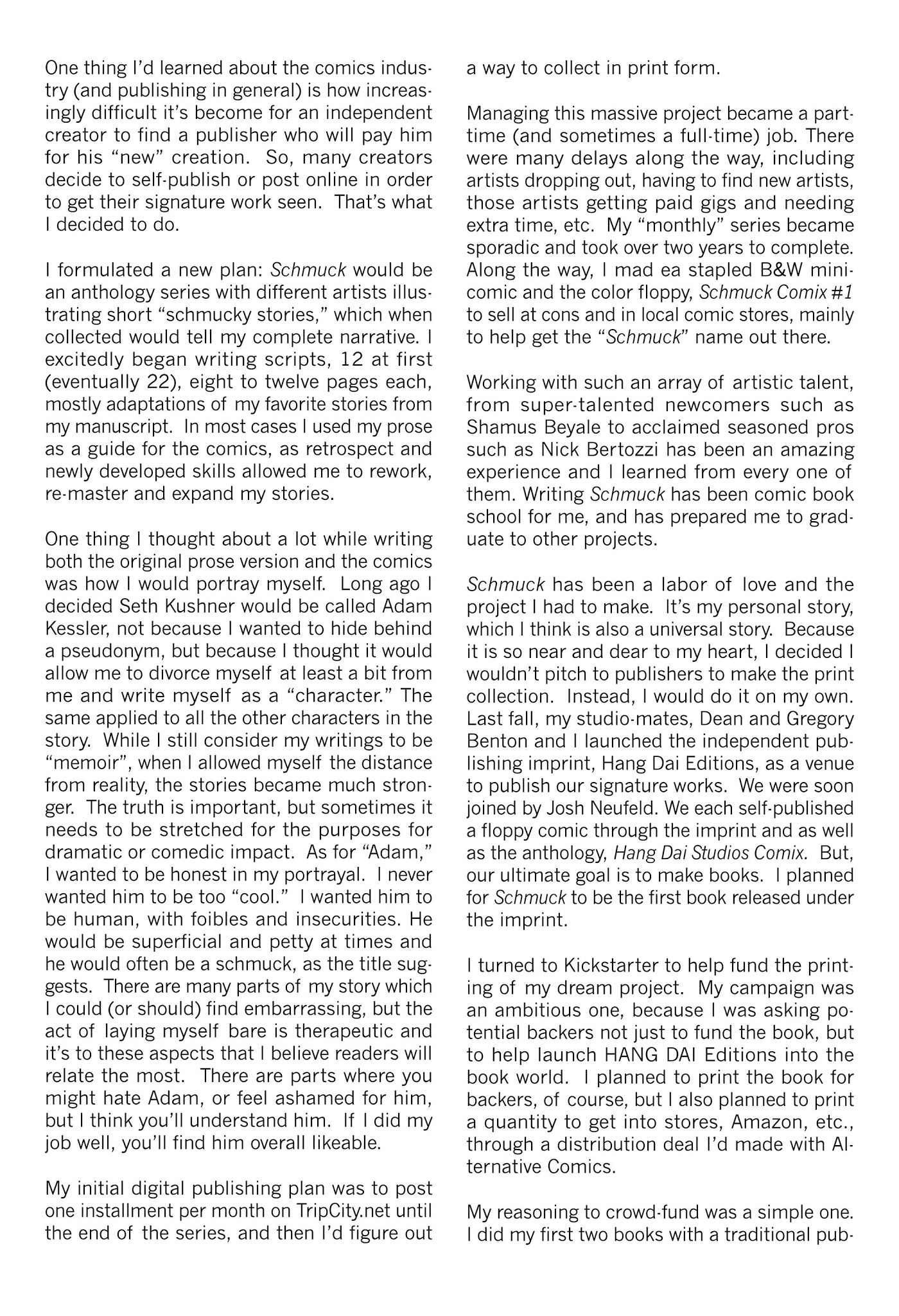 Read online Schmuck comic -  Issue # TPB - 172