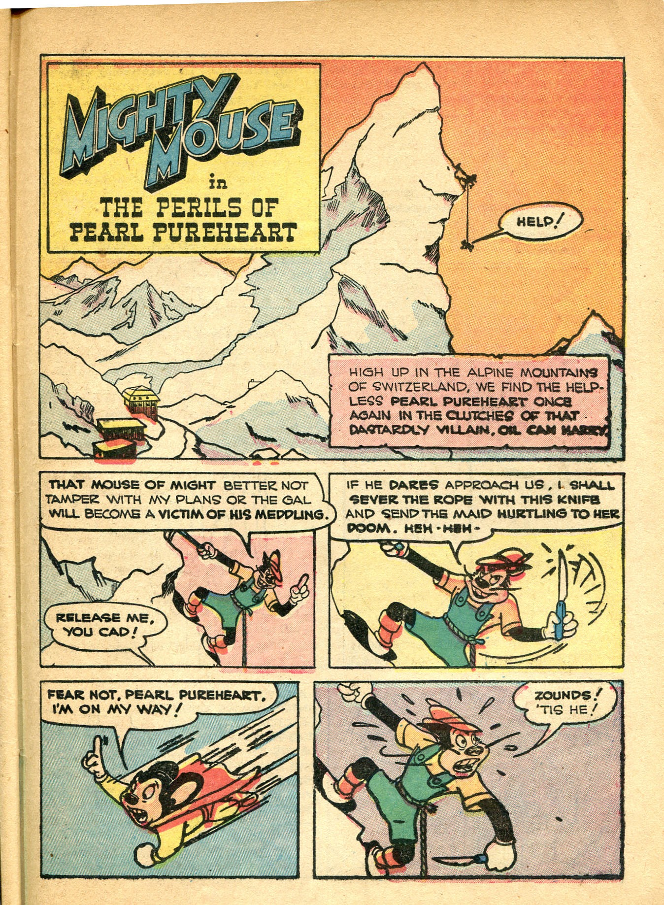 Read online Paul Terry's Mighty Mouse Comics comic -  Issue #23 - 39