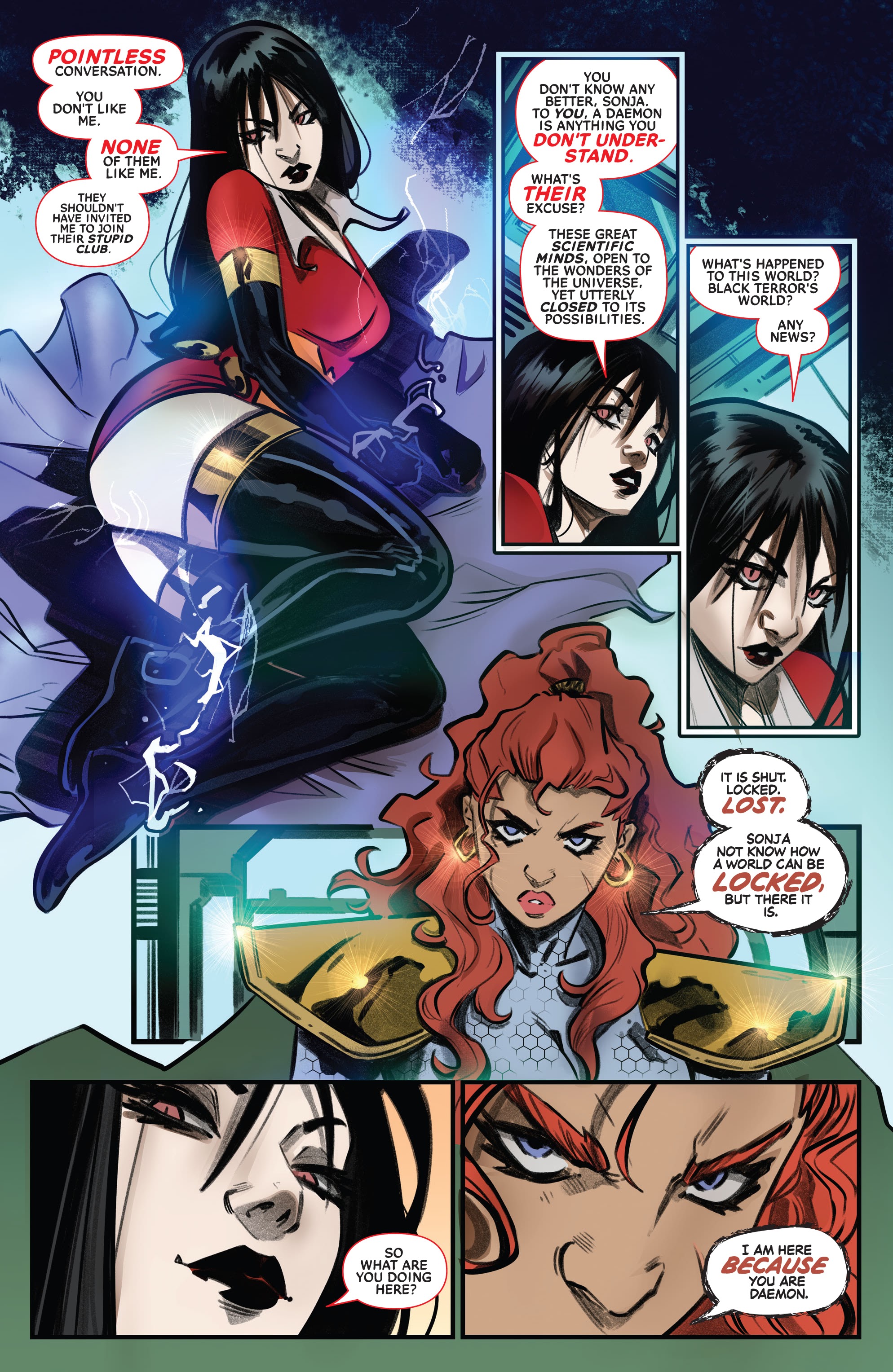 Read online Vampirella Vs. Red Sonja comic -  Issue #1 - 14