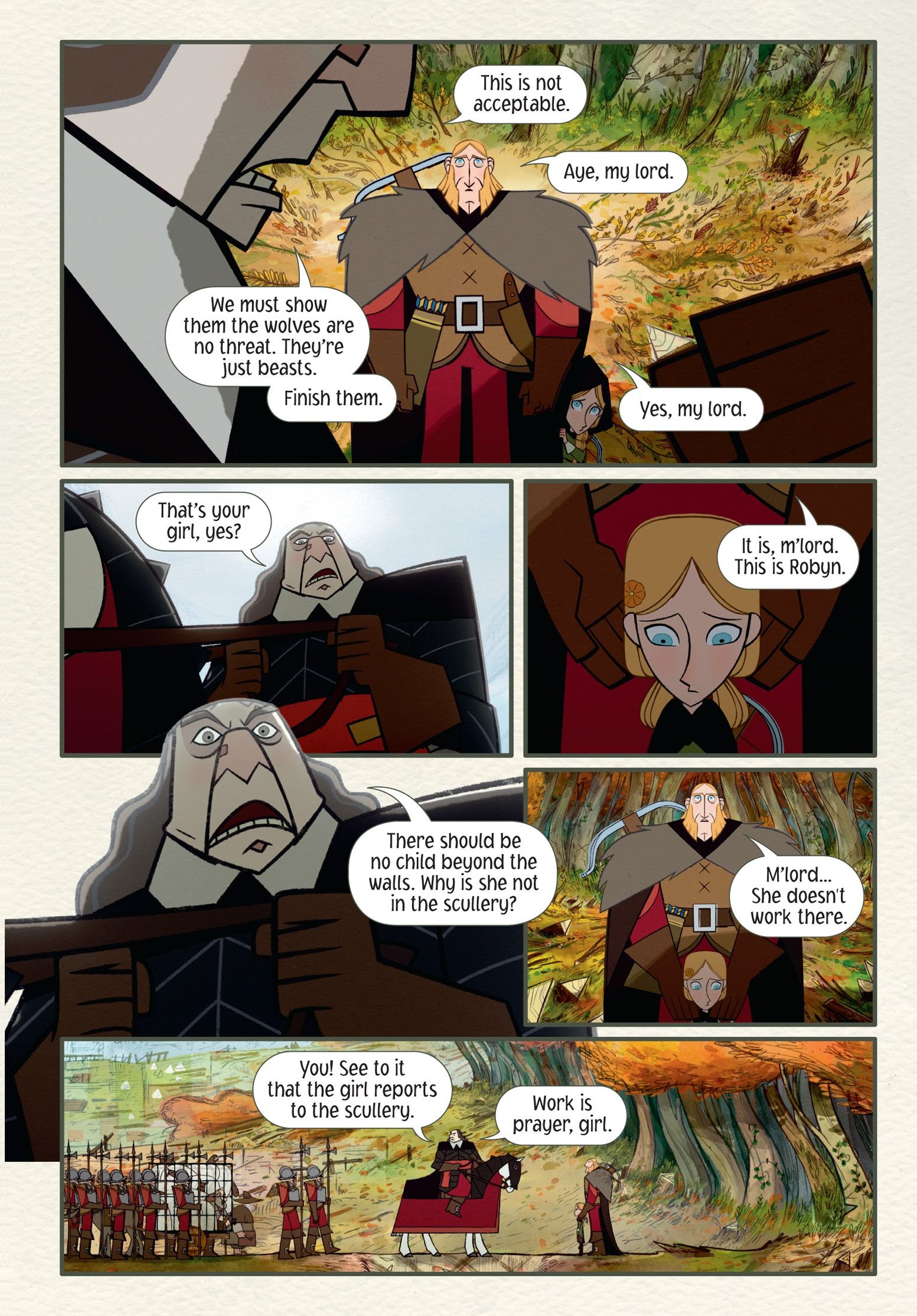 Read online Wolfwalkers: The Graphic Novel comic -  Issue # TPB (Part 1) - 62