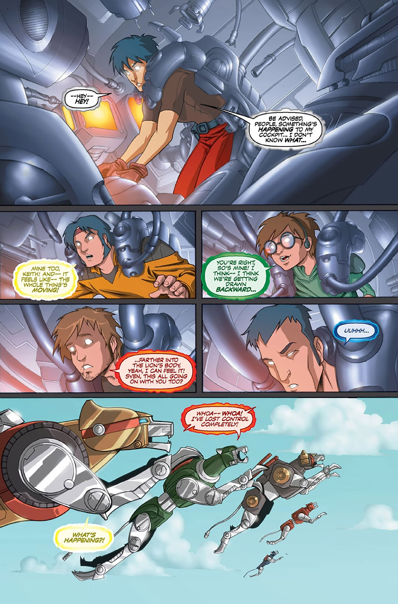 Read online Voltron: Defender of the Universe (Existed) comic -  Issue #4 - 18