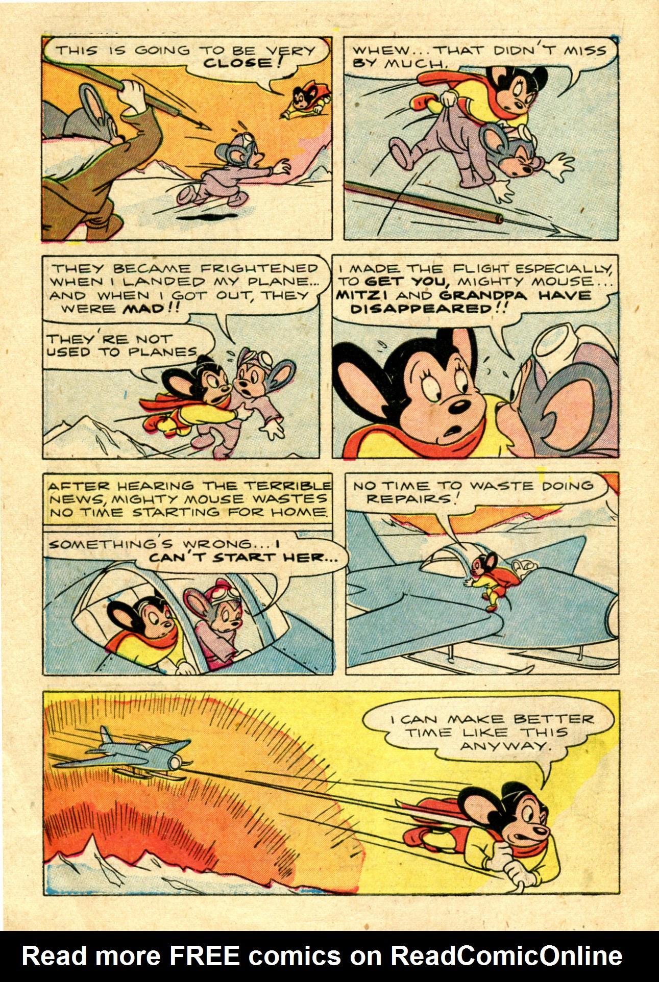 Read online Paul Terry's Mighty Mouse Comics comic -  Issue #50 - 10