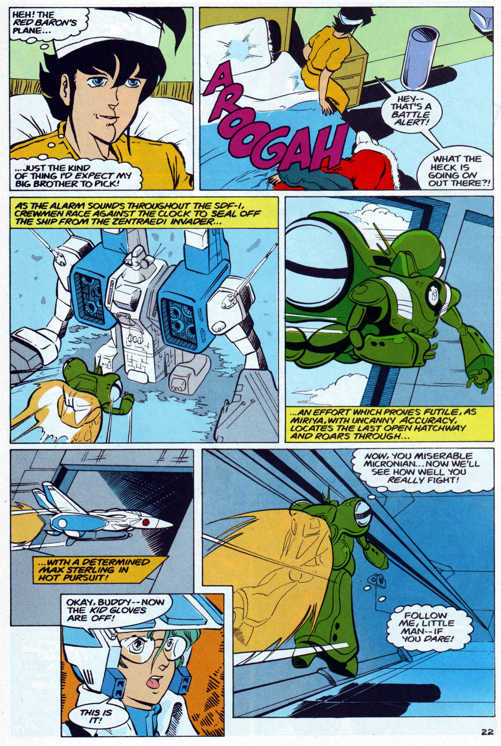 Read online Robotech The Macross Saga comic -  Issue #18 - 23
