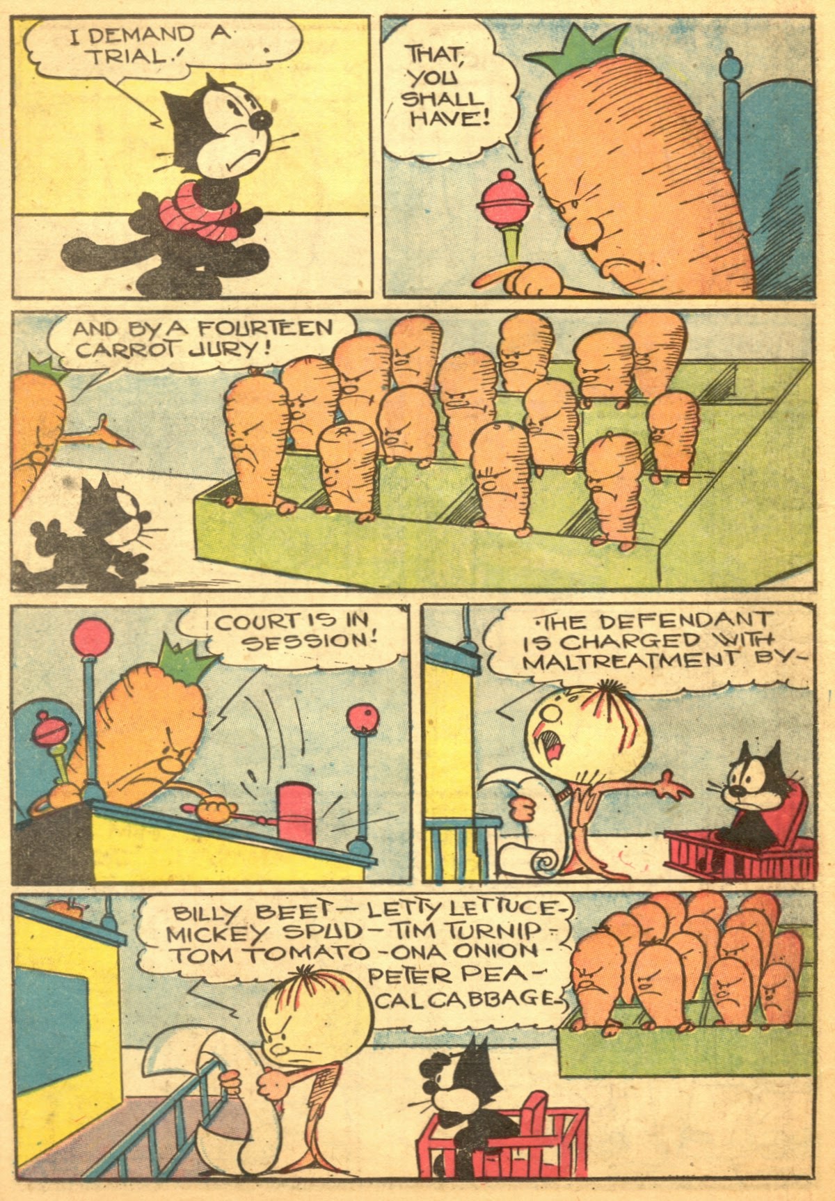 Read online Felix the Cat (1948) comic -  Issue #14 - 36