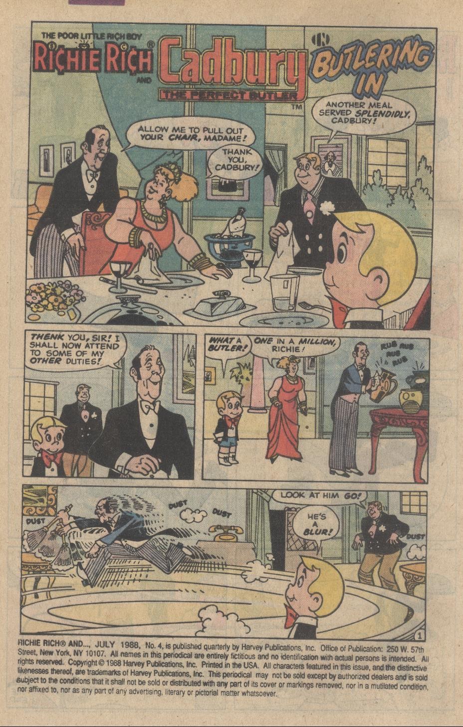Read online Richie Rich And [...] comic -  Issue #4 - 4