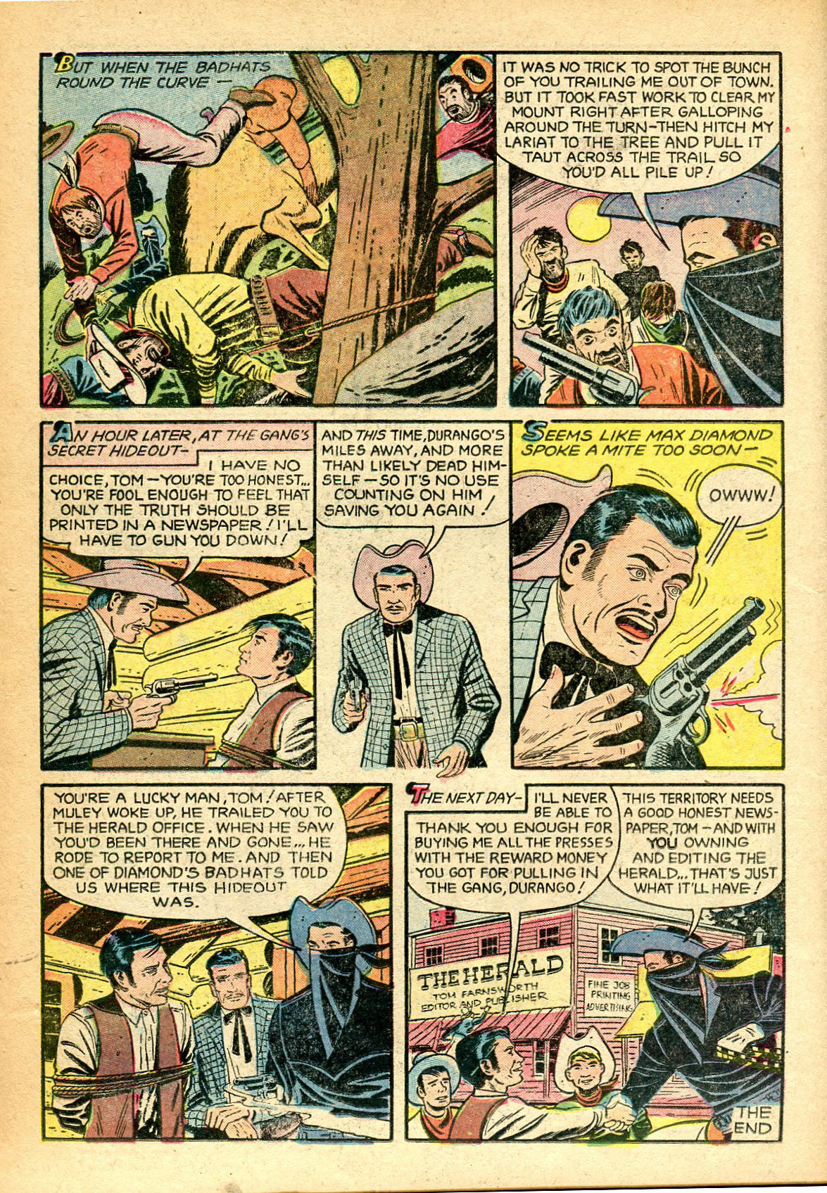 Read online Charles Starrett as The Durango Kid comic -  Issue #39 - 26