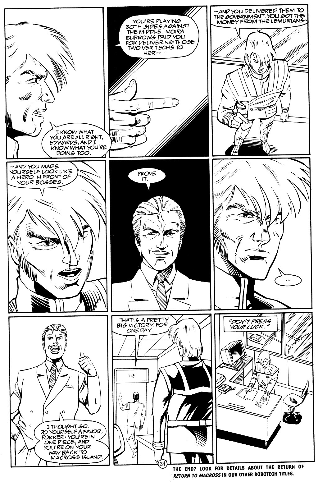 Read online Robotech: Return to Macross comic -  Issue #12 - 25