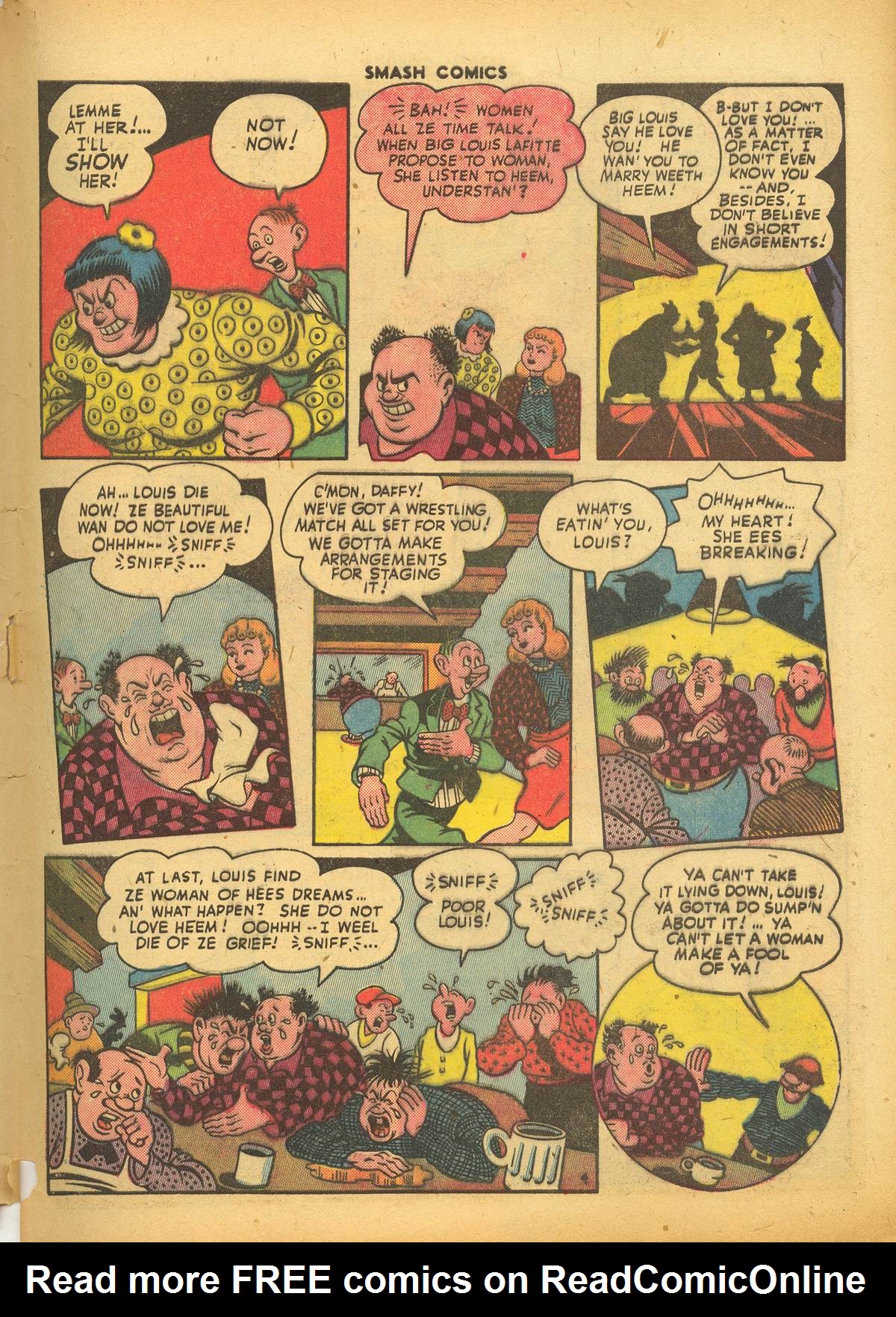 Read online Smash Comics comic -  Issue #54 - 55