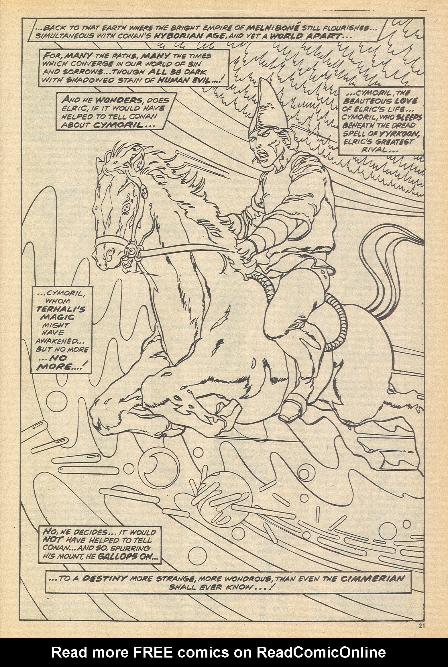 Read online The Savage Sword of Conan (1975) comic -  Issue #16 - 21
