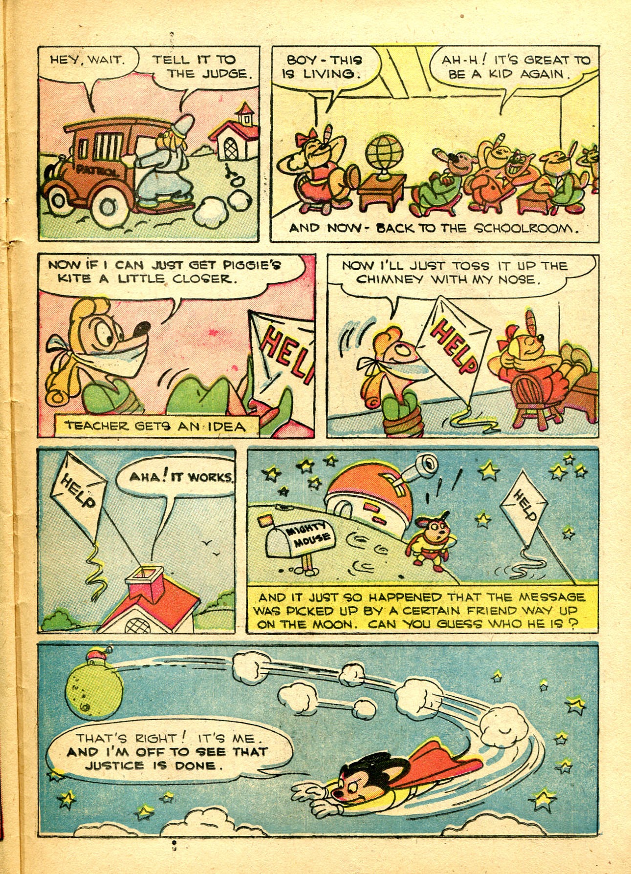 Read online Paul Terry's Mighty Mouse Comics comic -  Issue #27 - 31
