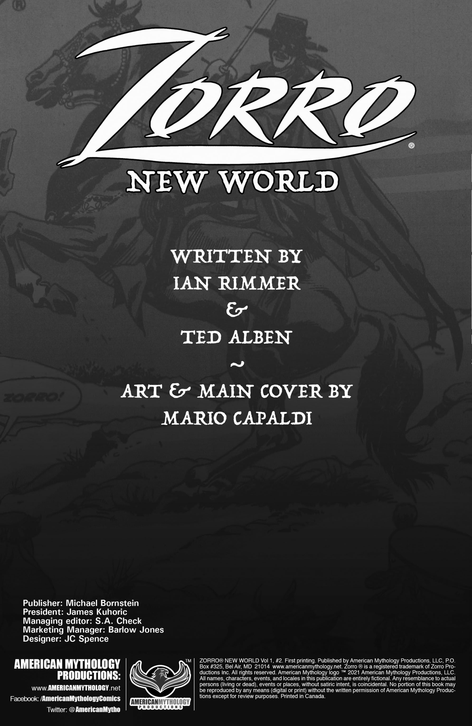 Read online Zorro New World comic -  Issue #2 - 2