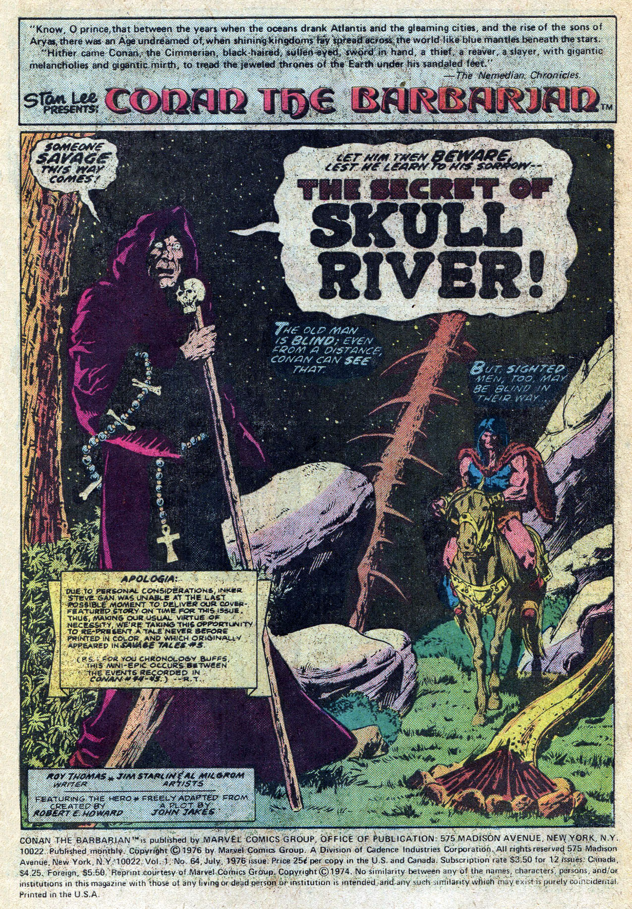 Read online Conan the Barbarian (1970) comic -  Issue #64 - 3