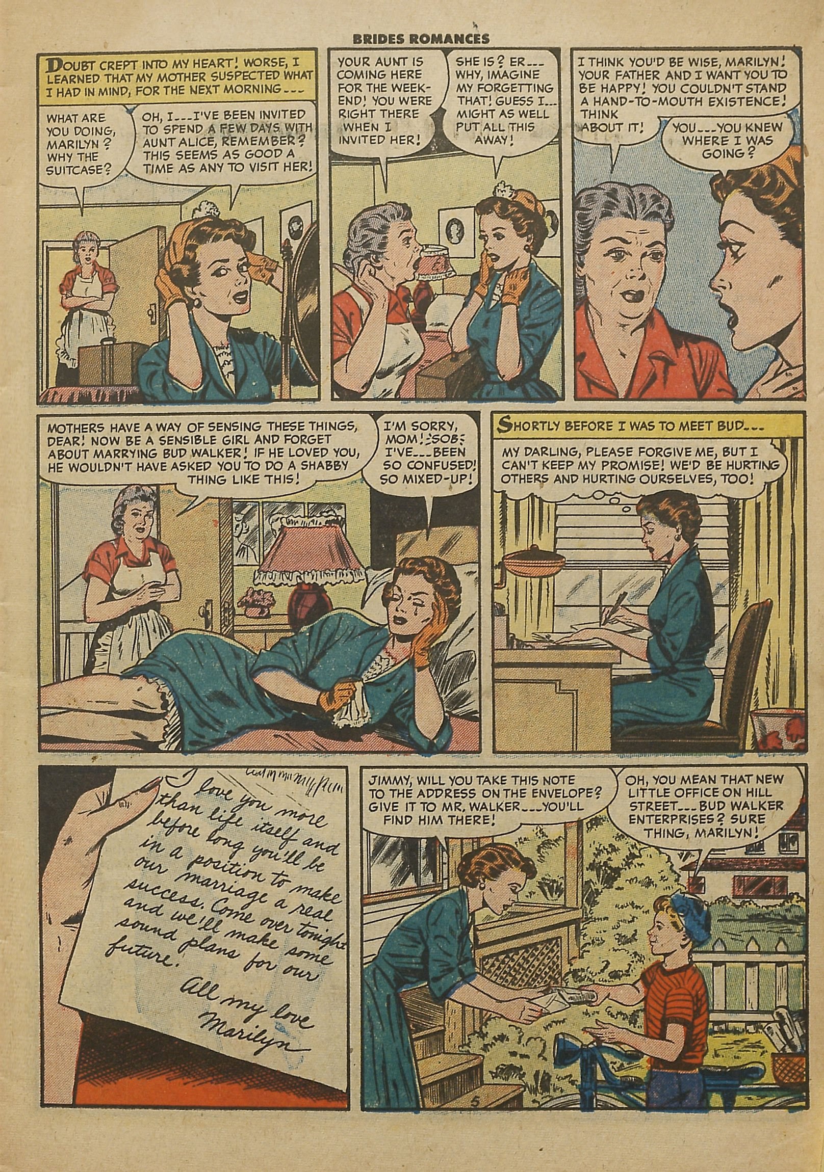 Read online Brides Romances comic -  Issue #7 - 7