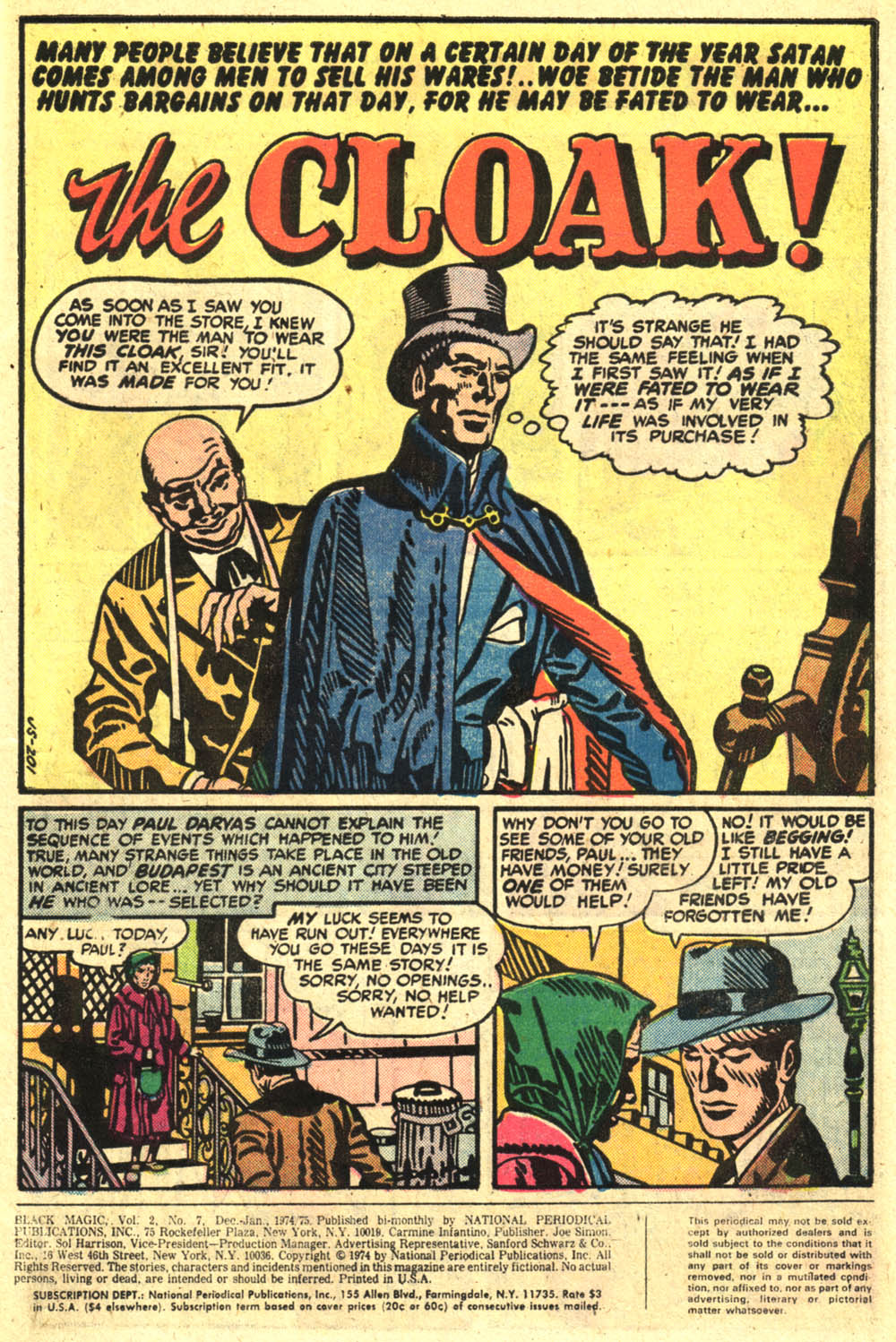 Read online Black Magic (1973) comic -  Issue #7 - 3