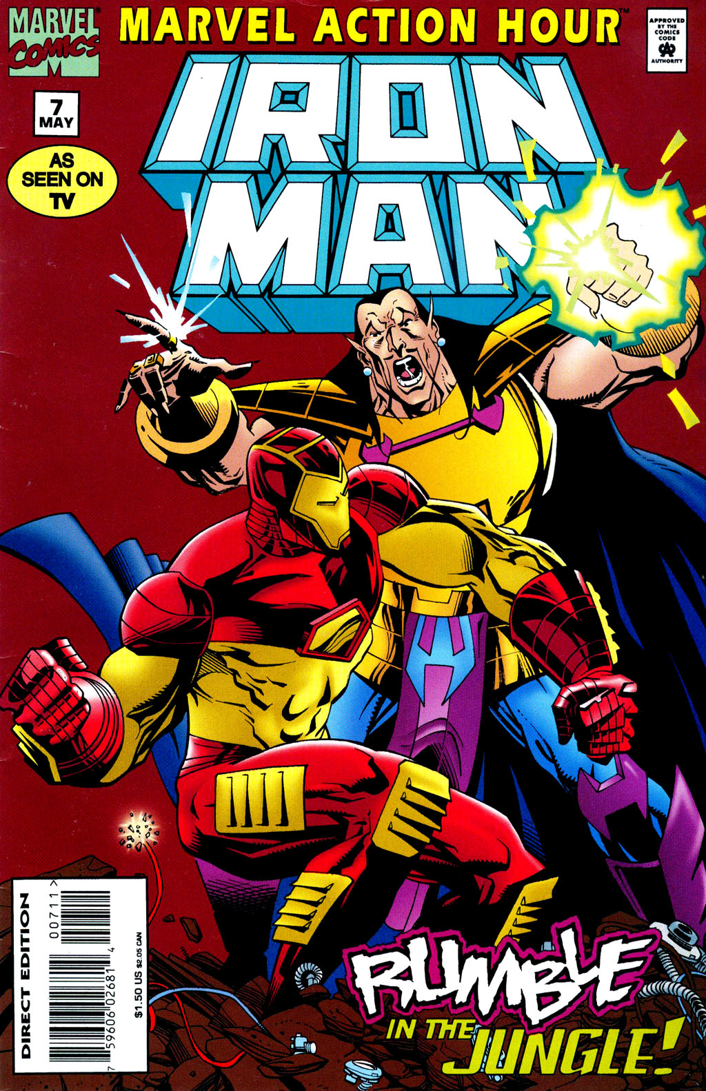 Read online Marvel Action Hour, featuring Iron Man comic -  Issue #7 - 1