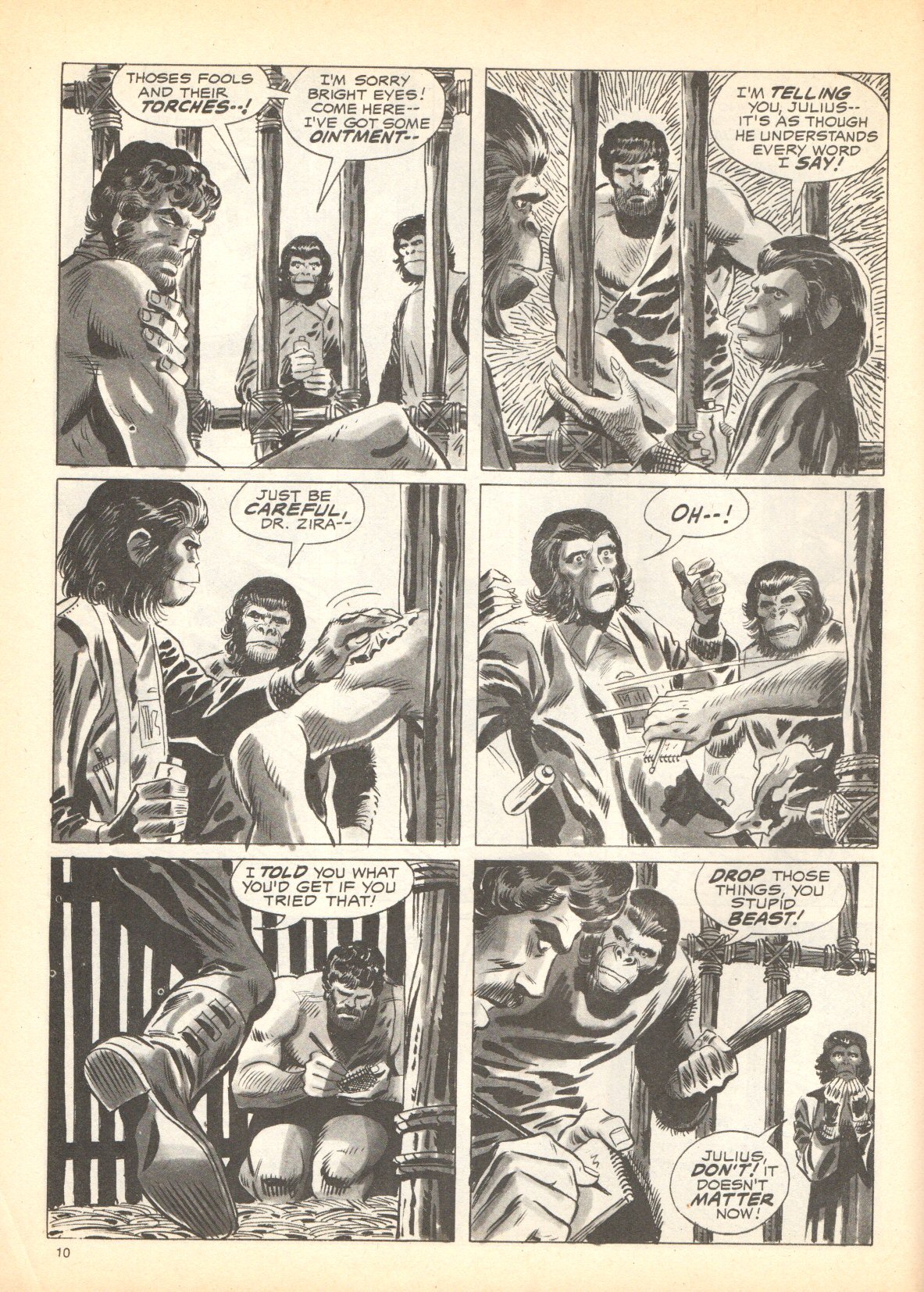 Read online Planet of the Apes (1974) comic -  Issue #3 - 10