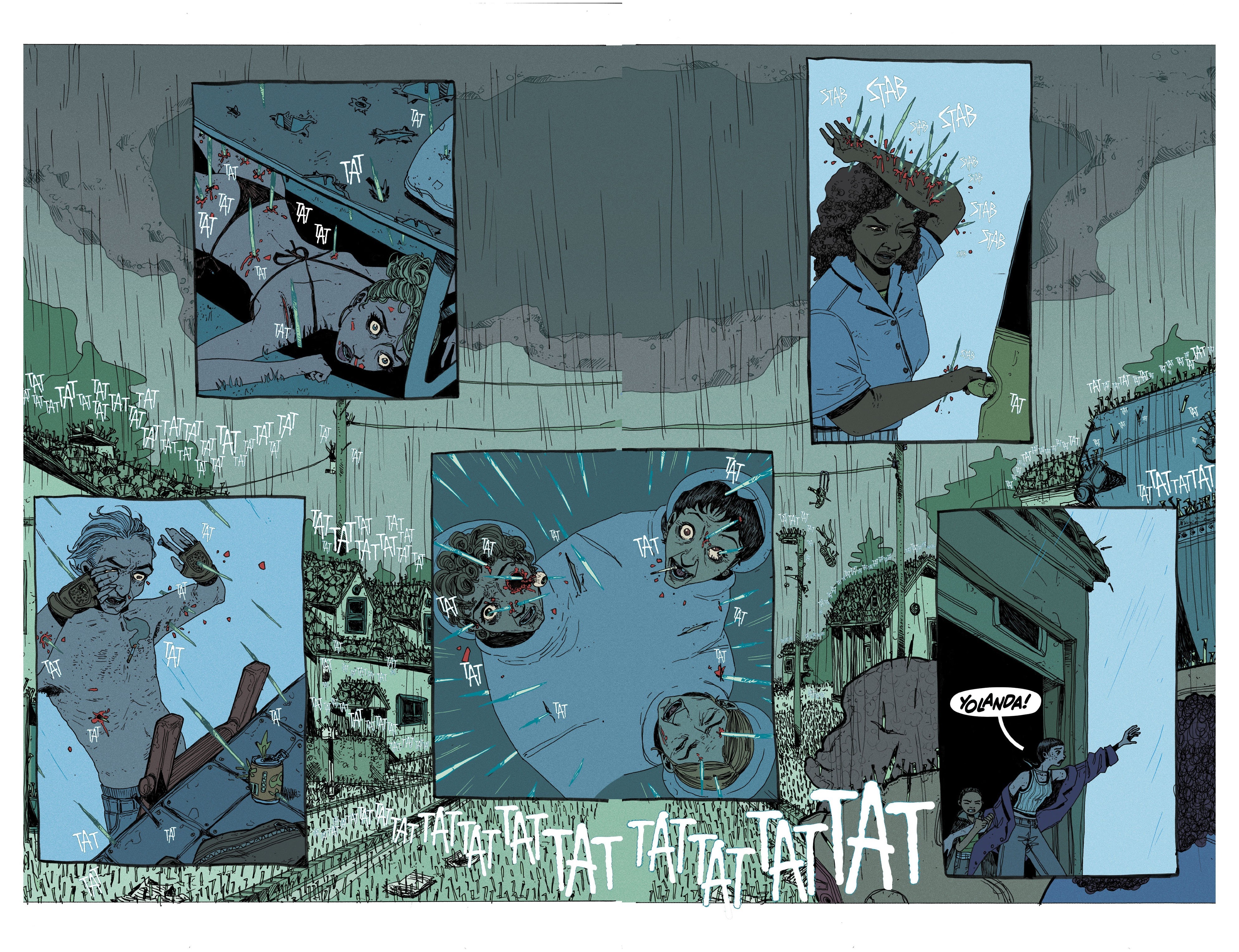 Read online Joe Hill's Rain comic -  Issue #1 - 17