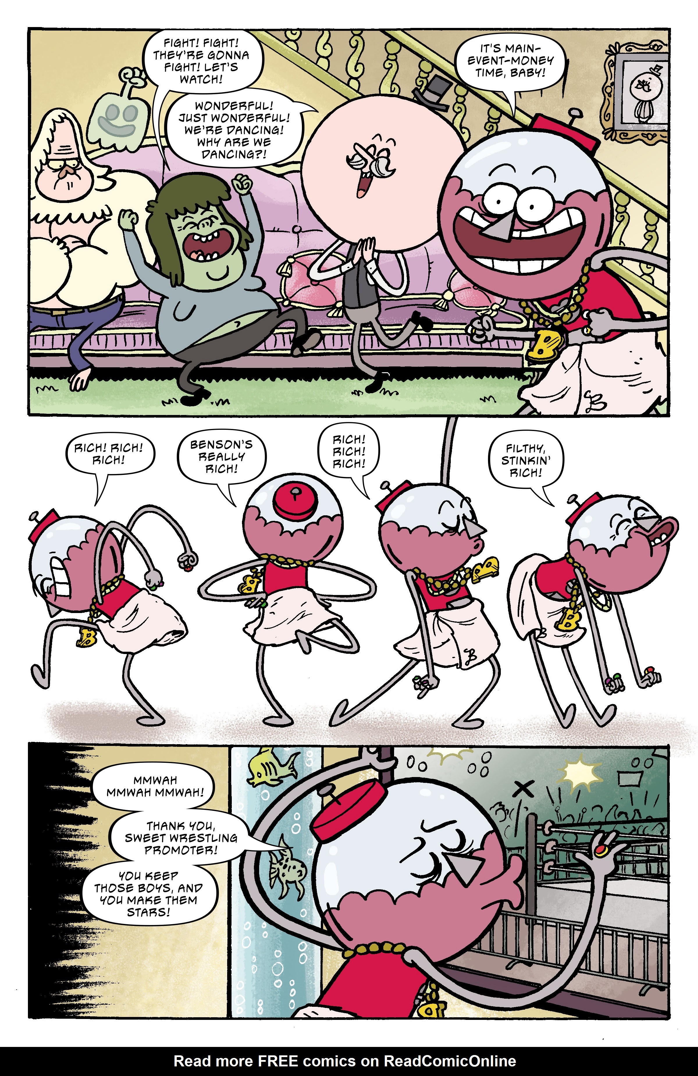 Read online Regular Show: Wrasslesplosion comic -  Issue # TPB - 60