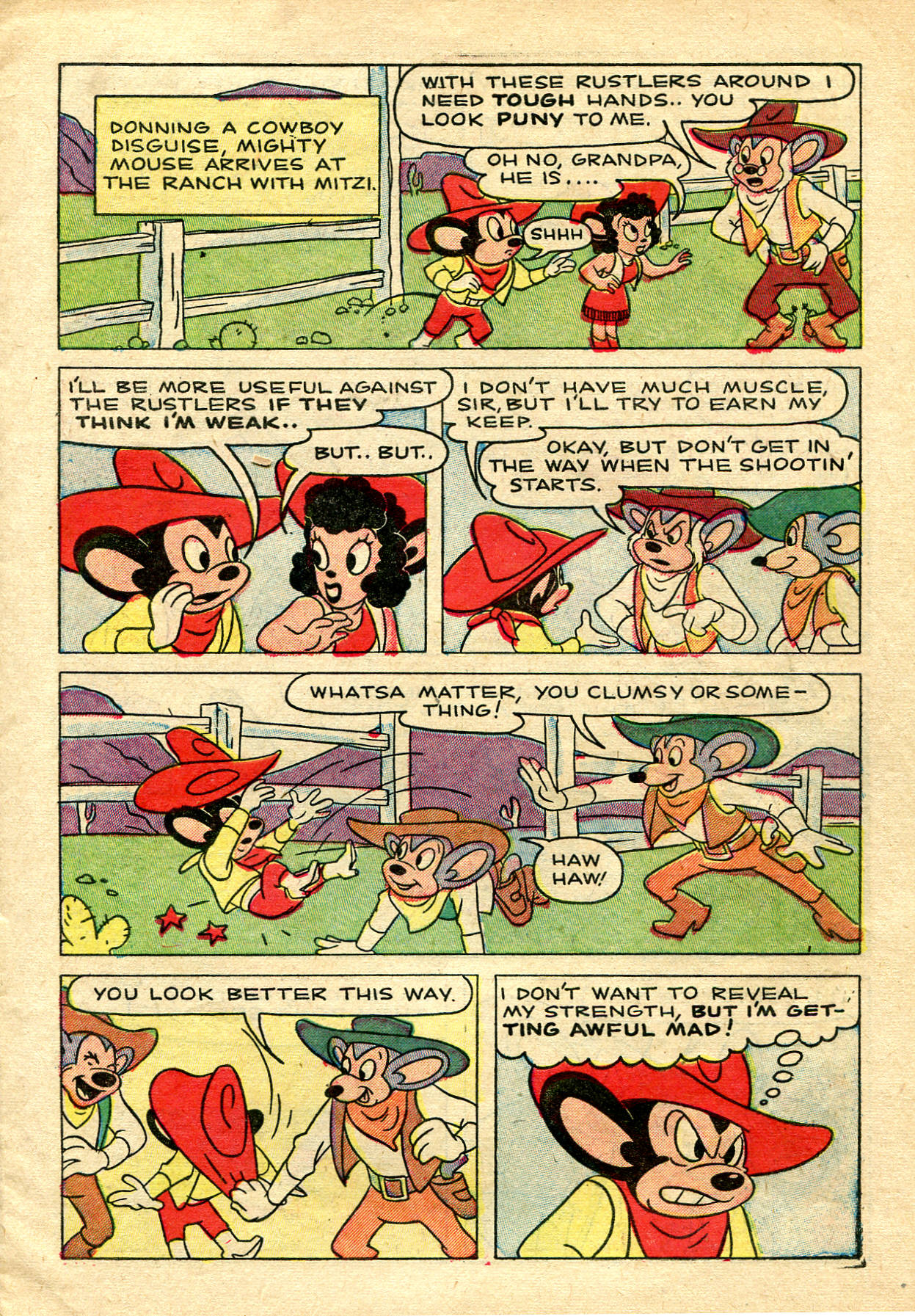 Read online Paul Terry's Mighty Mouse Comics comic -  Issue #37 - 7