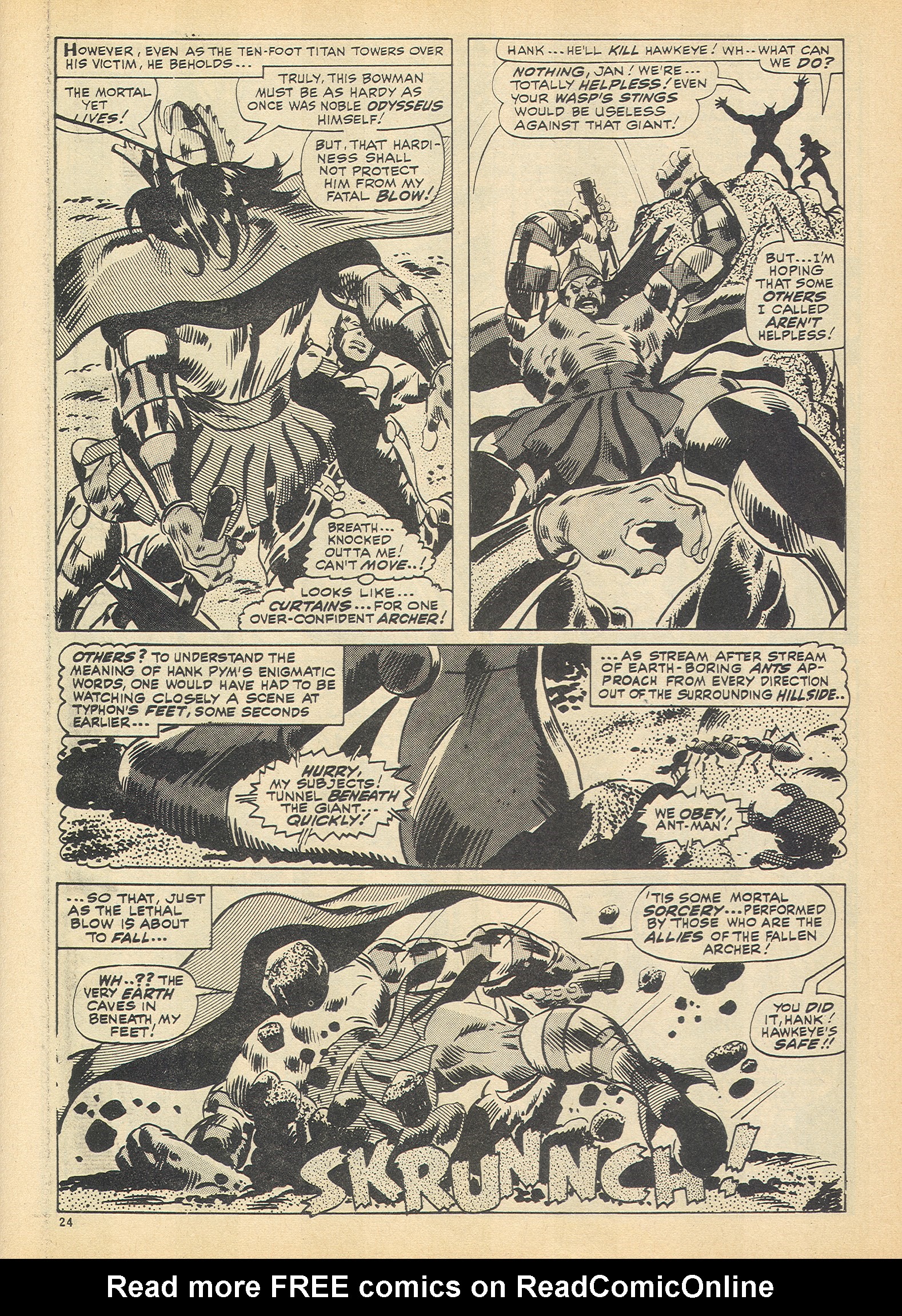 Read online The Avengers (1973) comic -  Issue #66 - 24