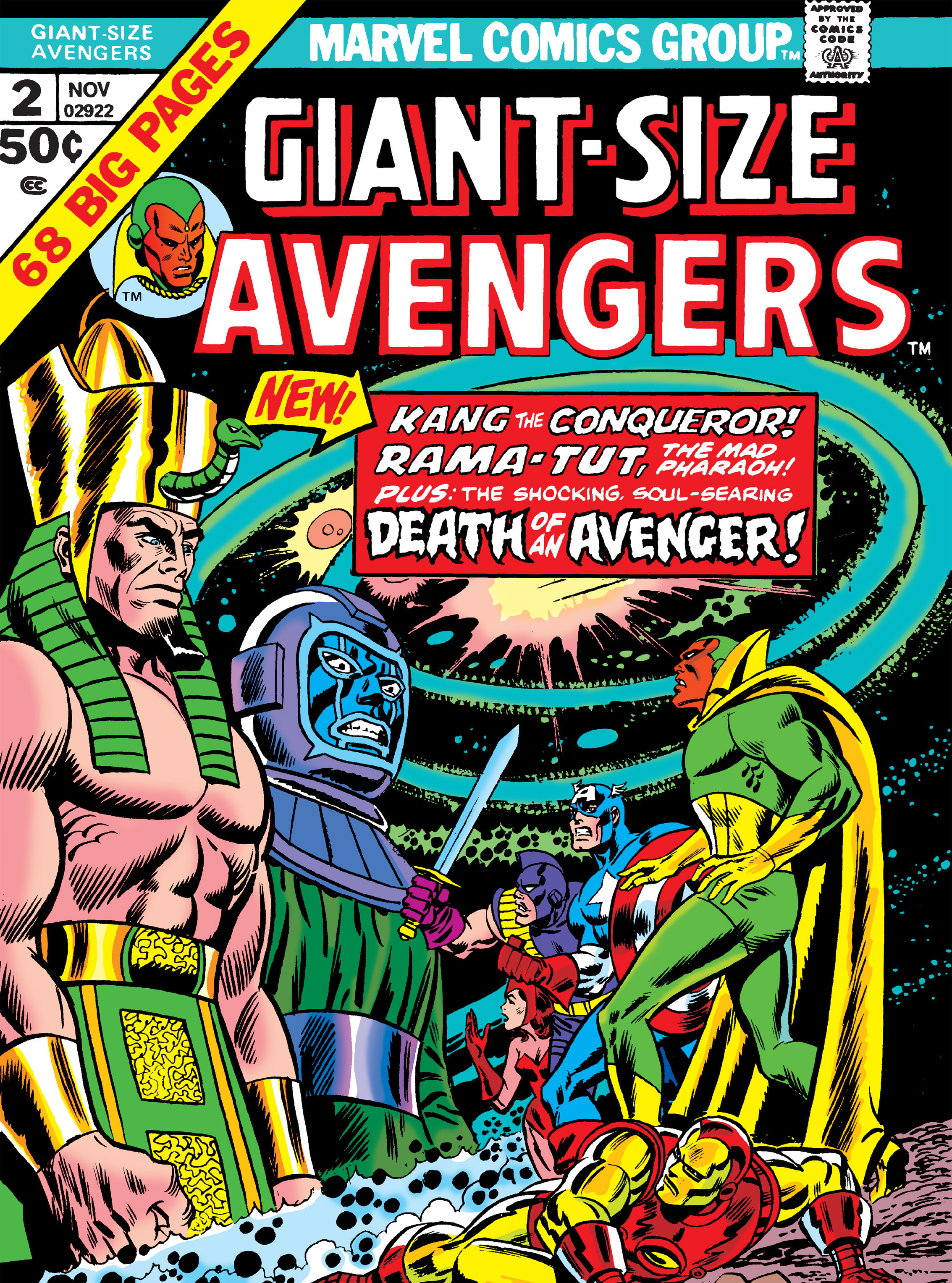 Read online Giant-Size Avengers comic -  Issue #2 - 1