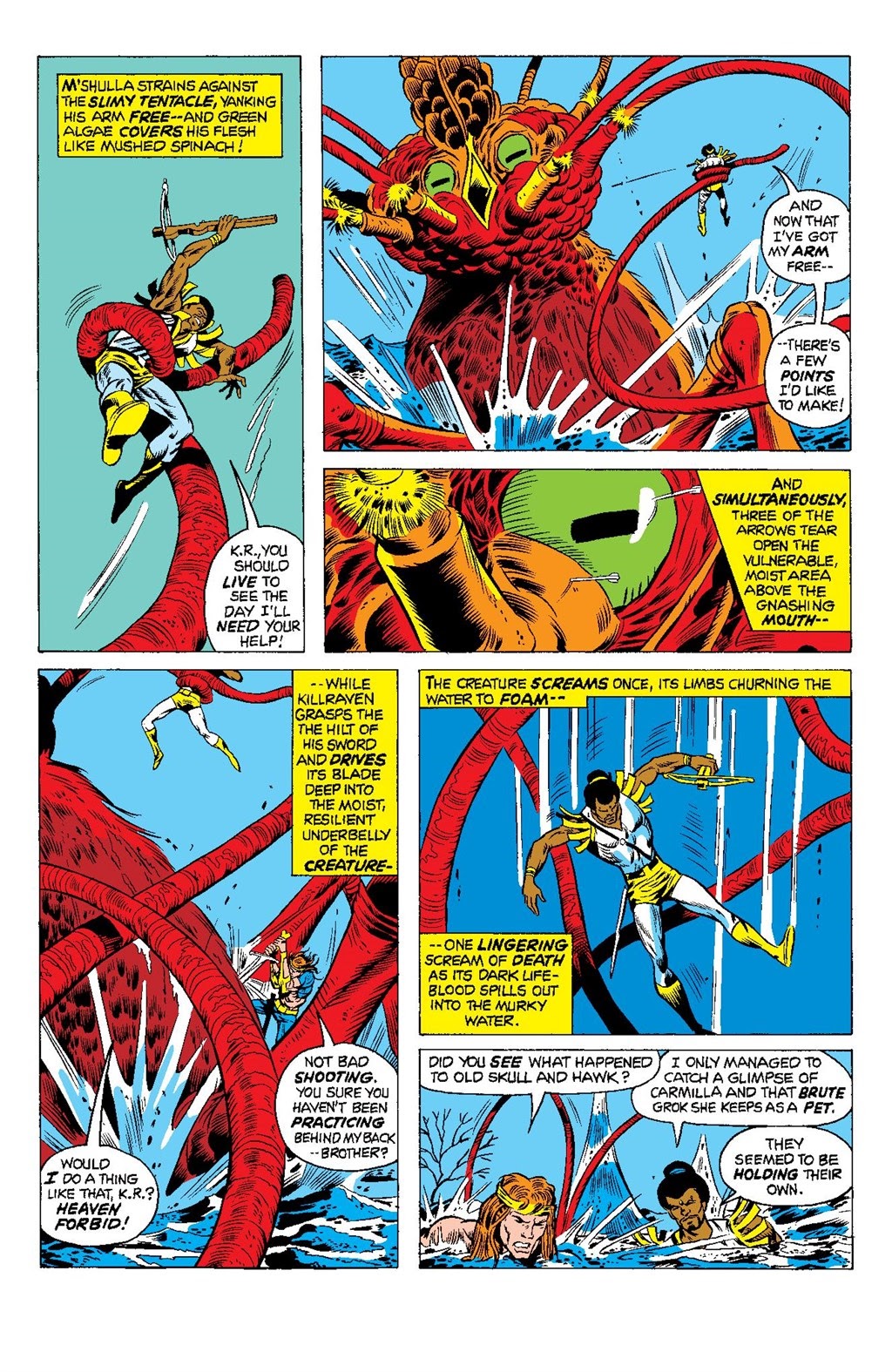 Read online Killraven Epic Collection: Warrior of the Worlds comic -  Issue # TPB (Part 1) - 92