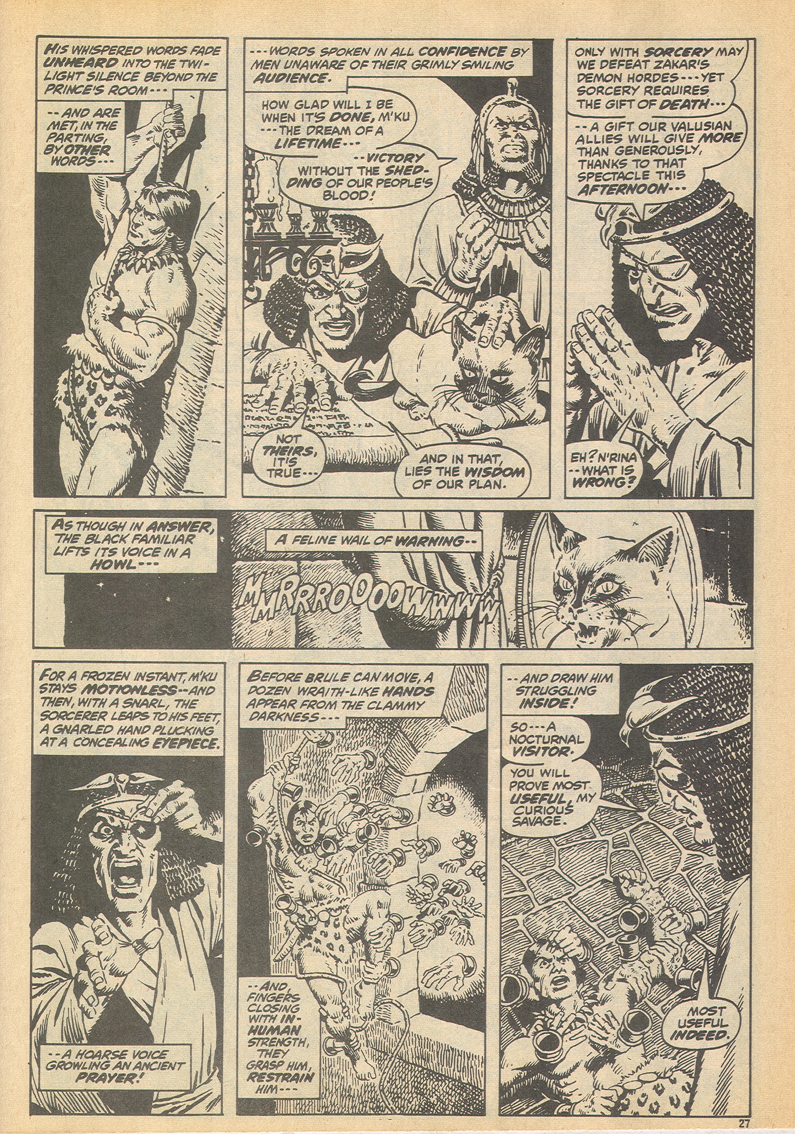 Read online The Savage Sword of Conan (1975) comic -  Issue #18 - 27