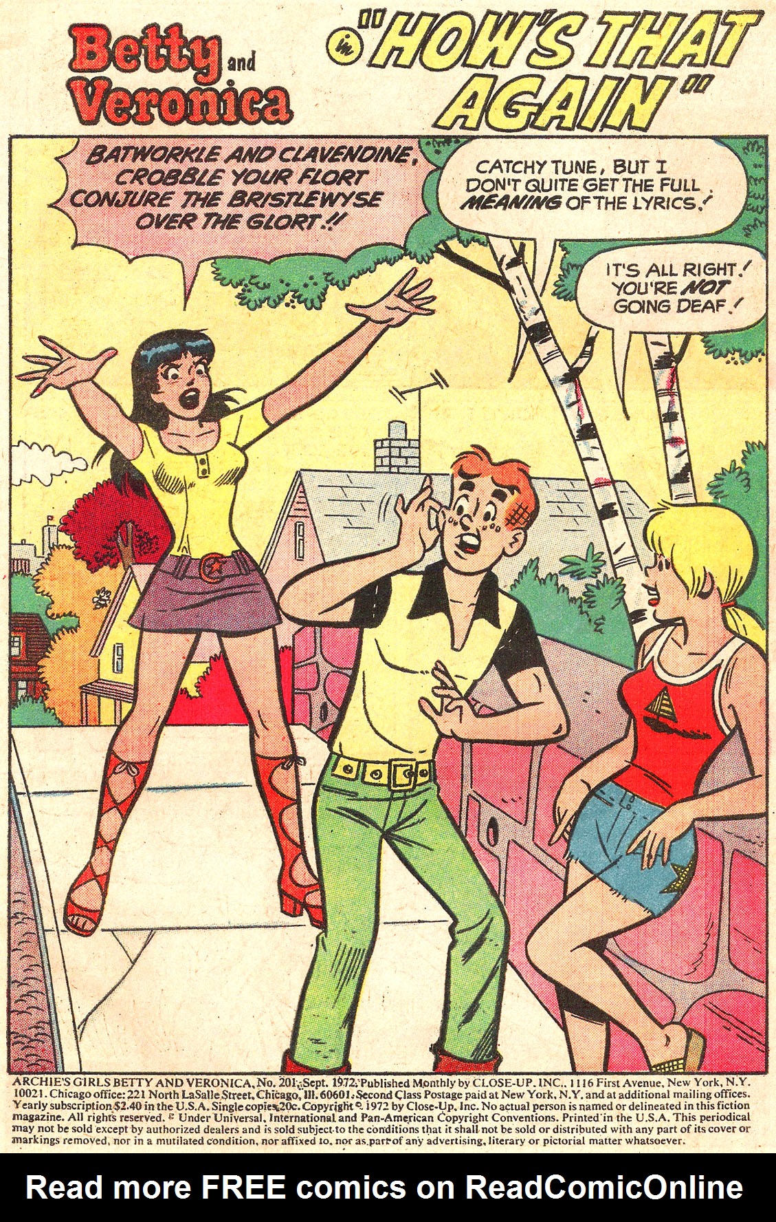 Read online Archie's Girls Betty and Veronica comic -  Issue #201 - 3