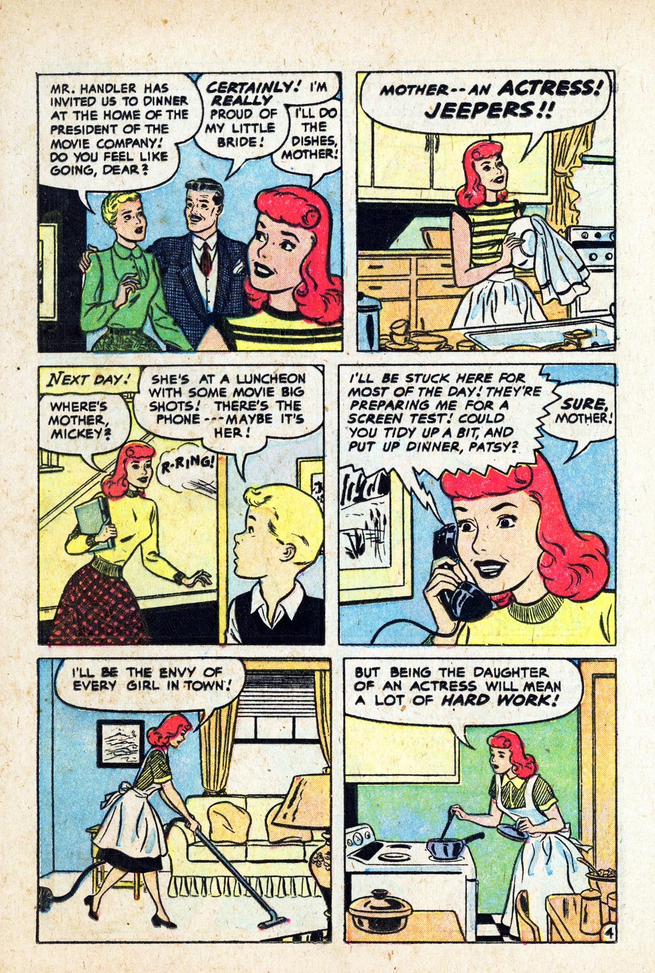 Read online Patsy Walker comic -  Issue #64 - 13