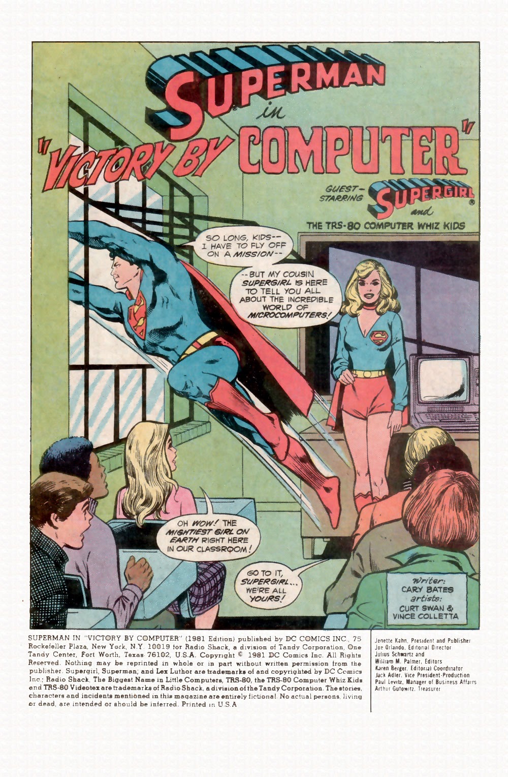 Read online Superman in "Victory by Computer" comic -  Issue # Full - 2