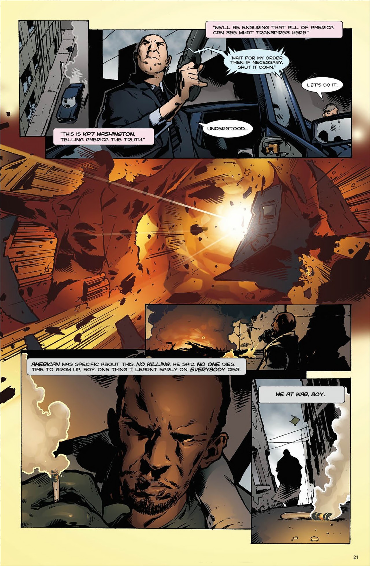 Read online CLA$$WAR comic -  Issue #1 - 17