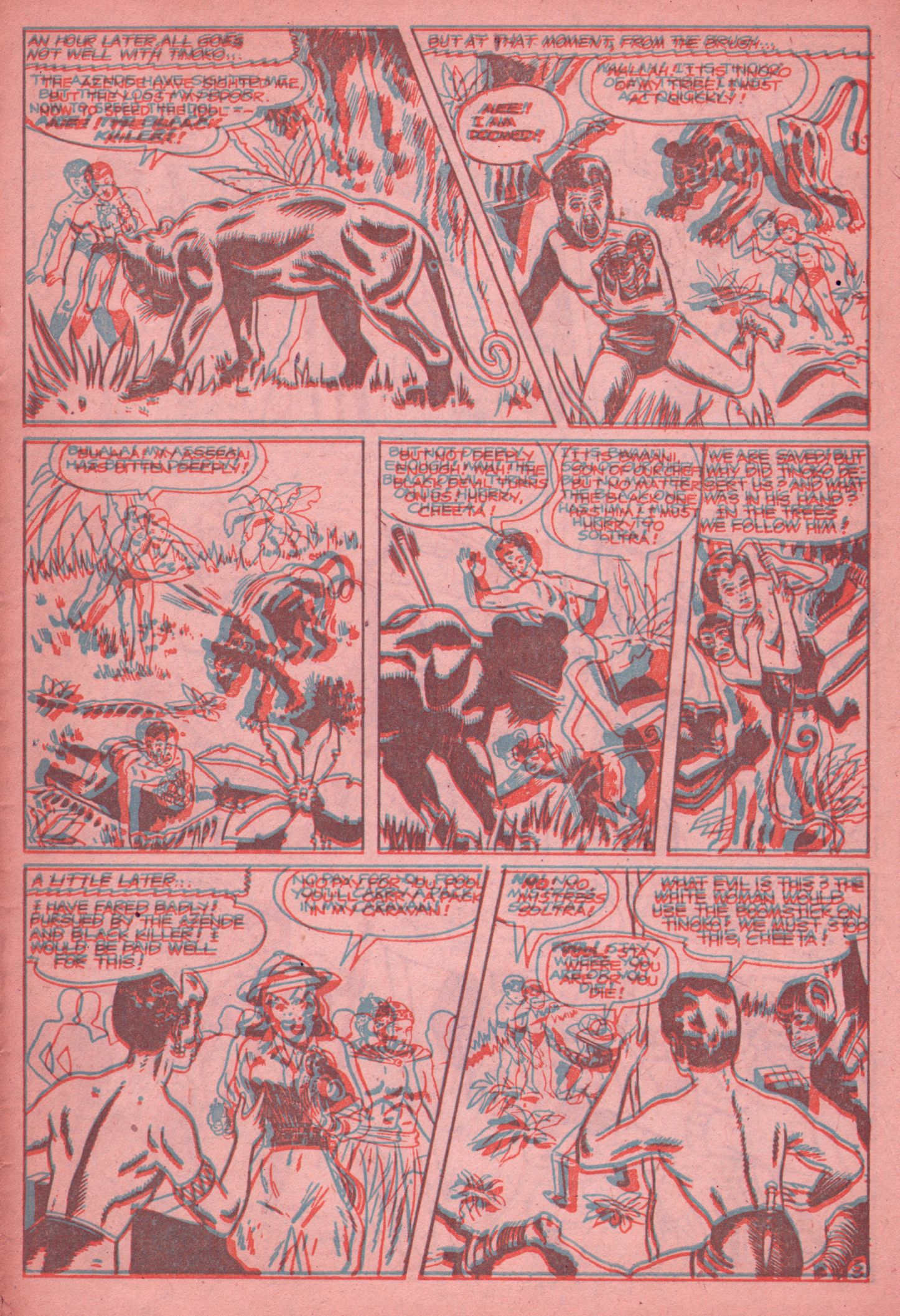 Read online Jungle Thrills 3-D comic -  Issue # Full - 5
