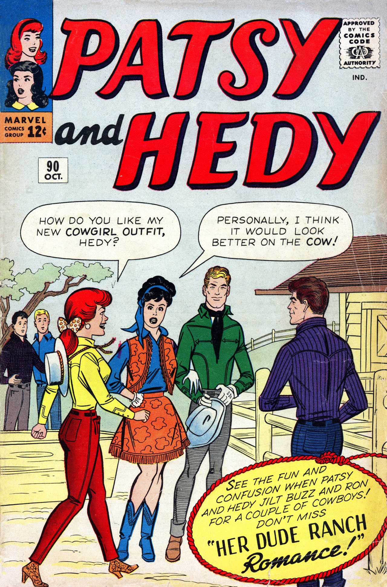 Read online Patsy and Hedy comic -  Issue #90 - 1