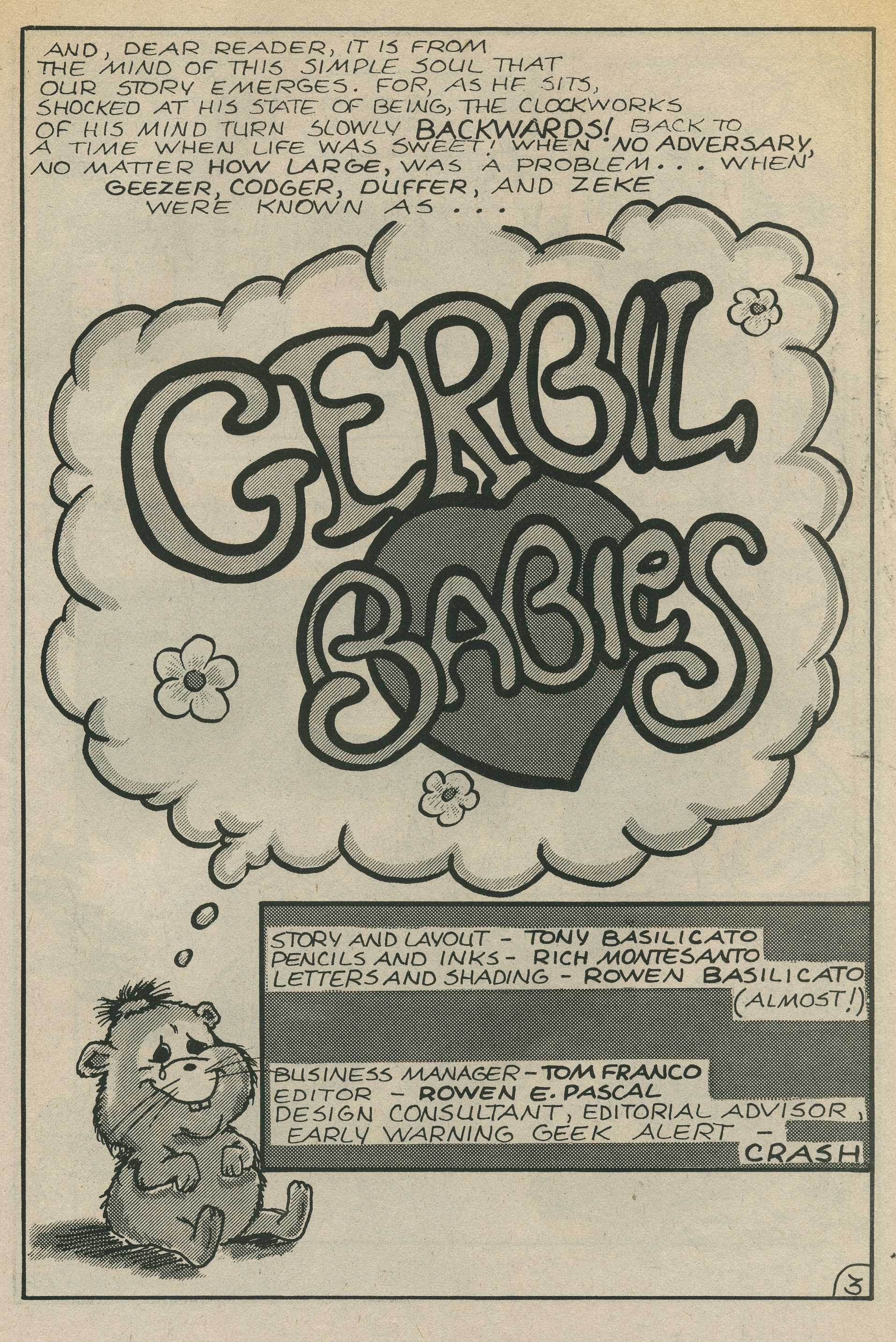 Read online Geriatric Gangrene Jujitsu Gerbils comic -  Issue #3 - 5