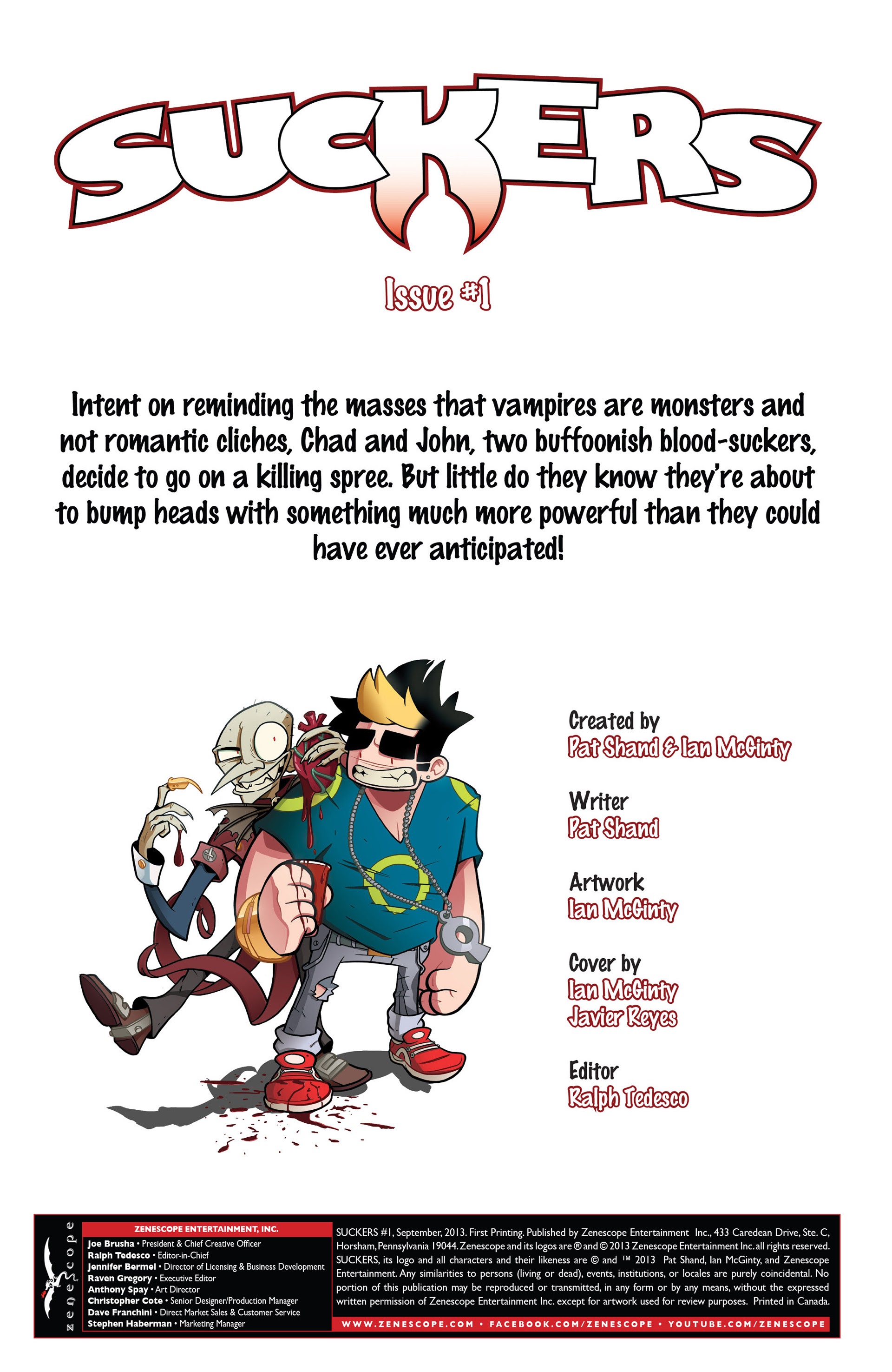 Read online Suckers comic -  Issue #1 - 2