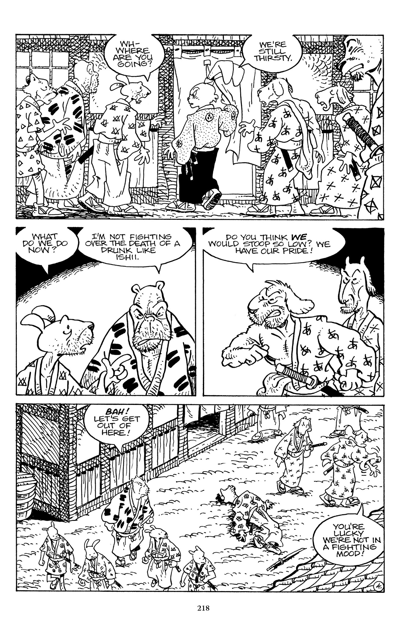 Read online The Usagi Yojimbo Saga comic -  Issue # TPB 7 - 213