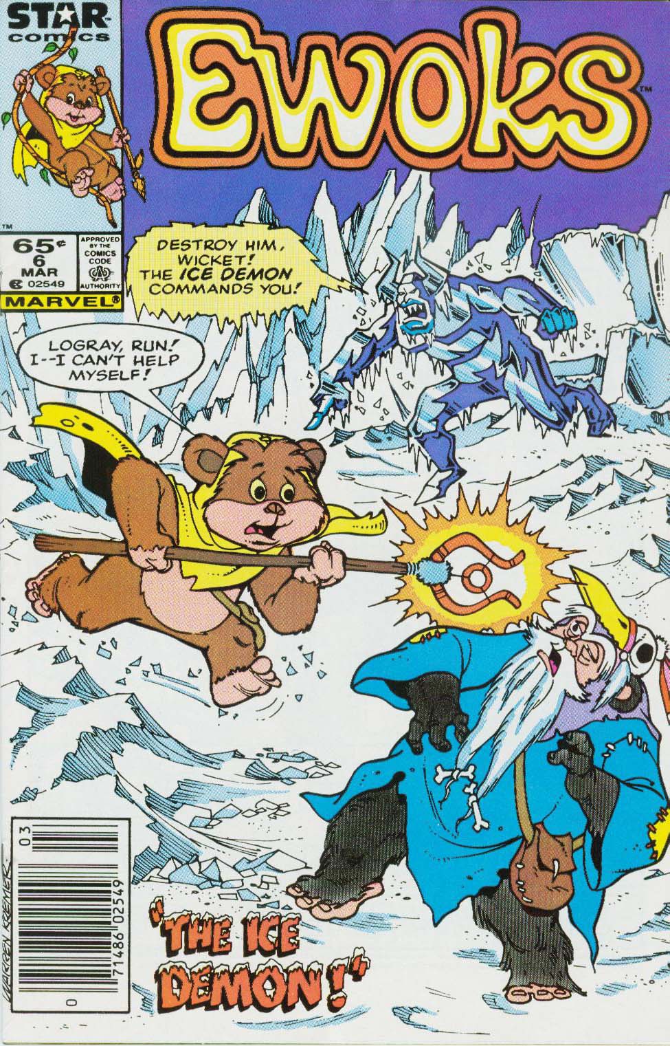 Read online Ewoks (1987) comic -  Issue #6 - 1