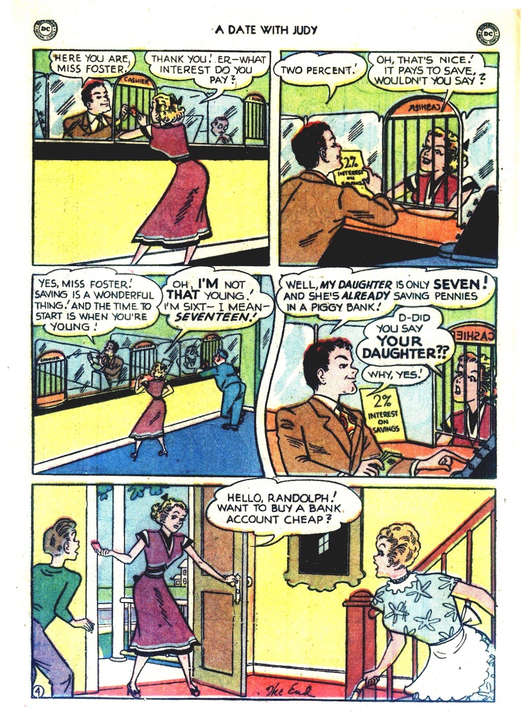 Read online A Date with Judy comic -  Issue #14 - 16