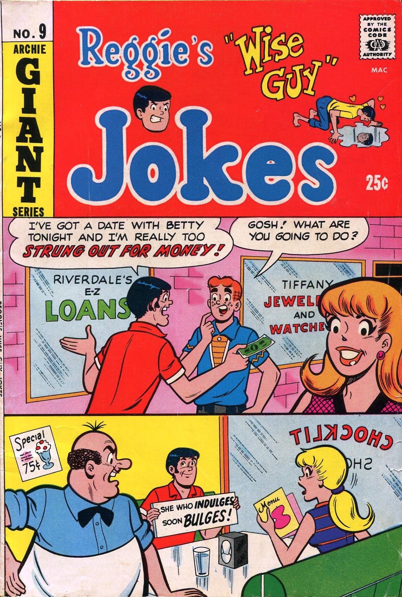 Read online Reggie's Wise Guy Jokes comic -  Issue #9 - 1