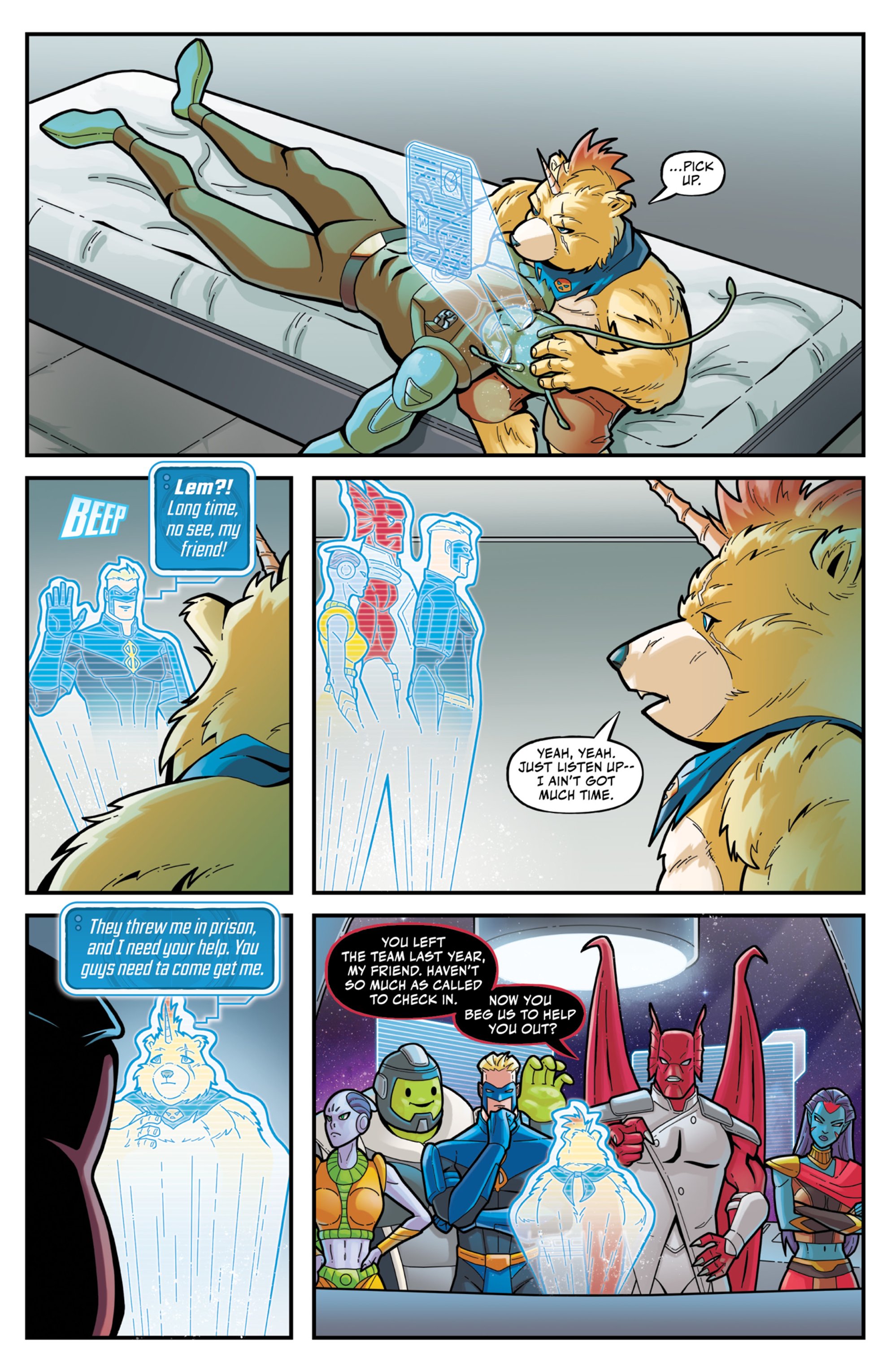 Read online Keepers Of The Cosmos comic -  Issue #1 - 14
