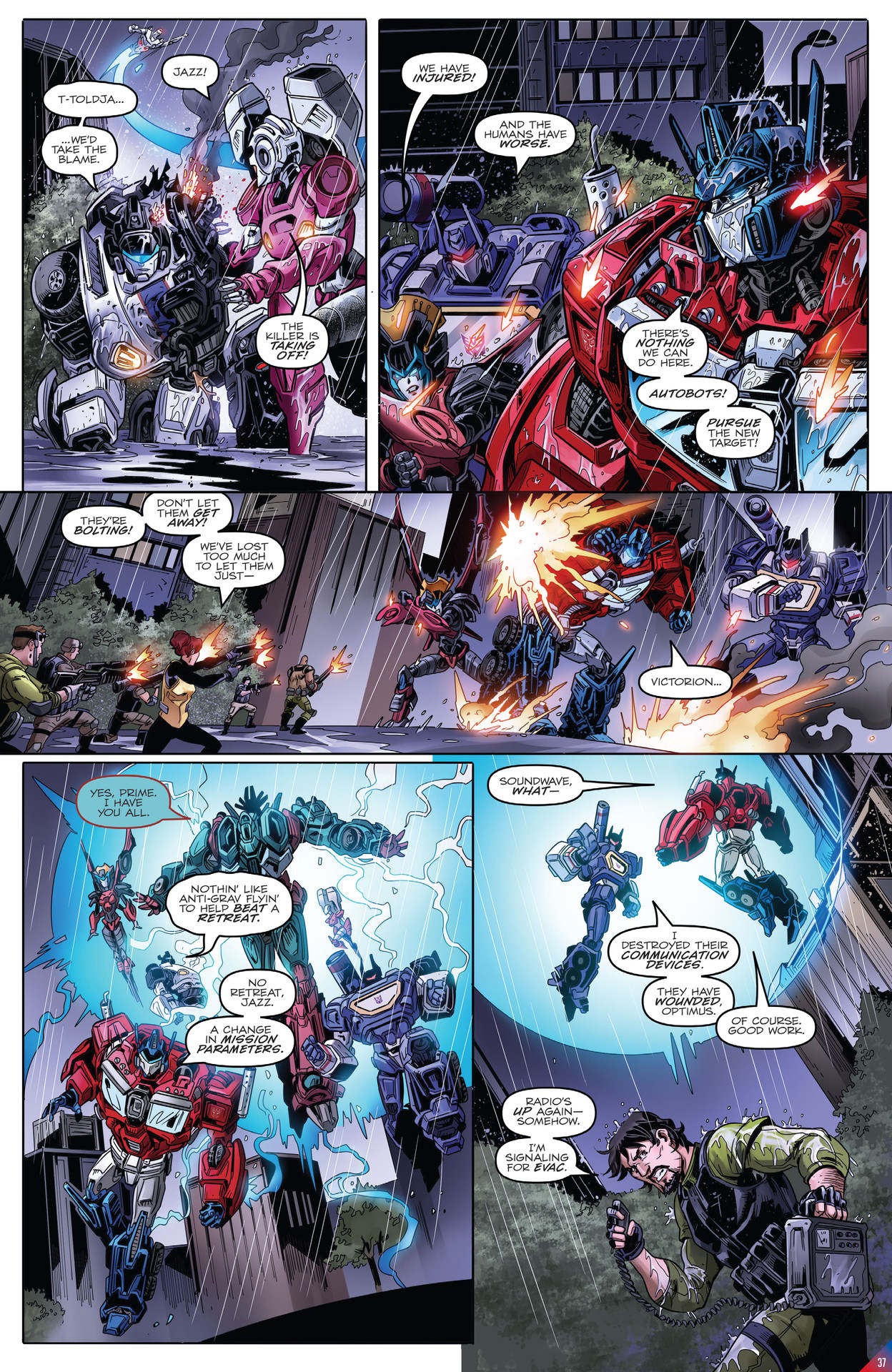 Read online Transformers: The IDW Collection Phase Three comic -  Issue # TPB 1 (Part 1) - 37