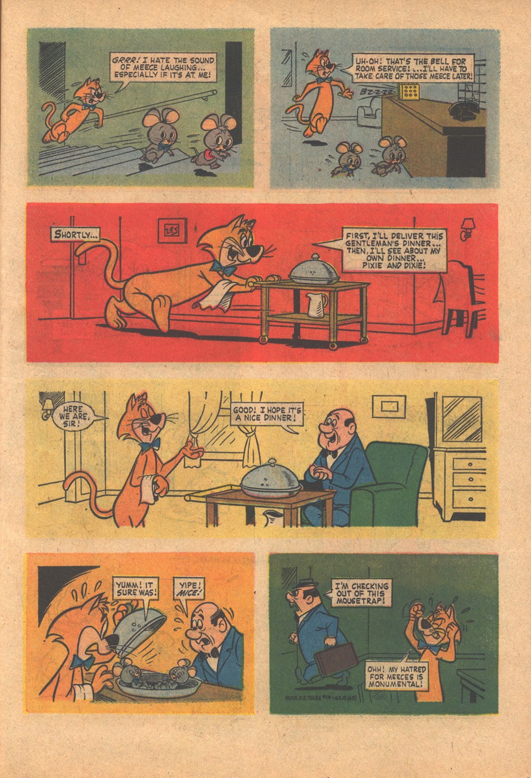 Read online Huckleberry Hound (1960) comic -  Issue #19 - 67