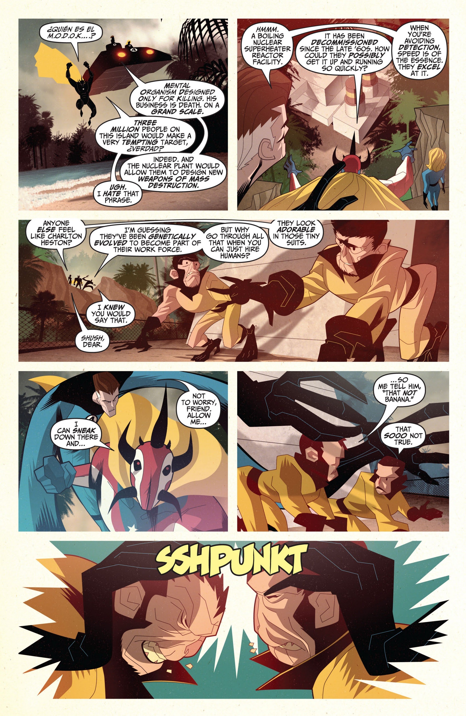 Read online Fantastic Four in...Ataque del M.O.D.O.K.! comic -  Issue # Full - 25