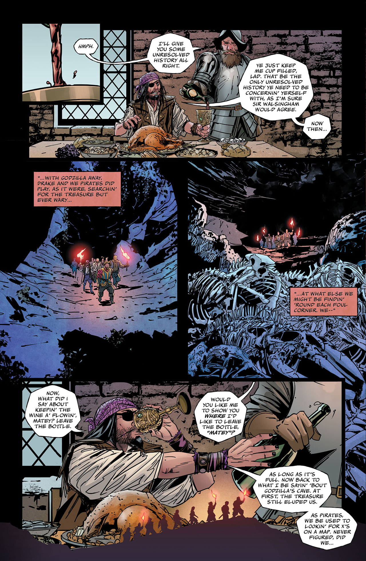 Read online Godzilla: Here There Be Dragons comic -  Issue #4 - 14