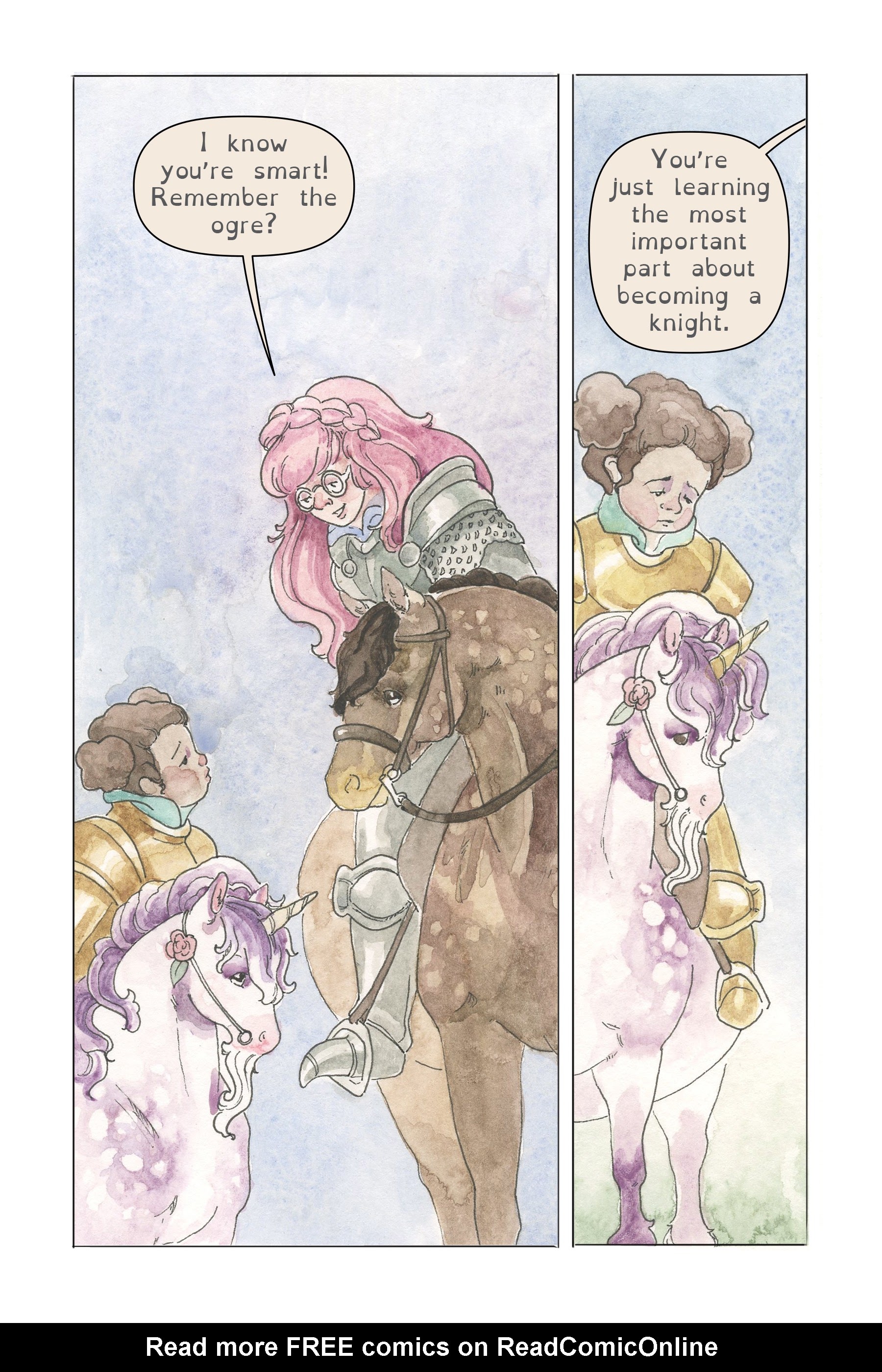 Read online Emiline: Knight in Training comic -  Issue # Full - 15