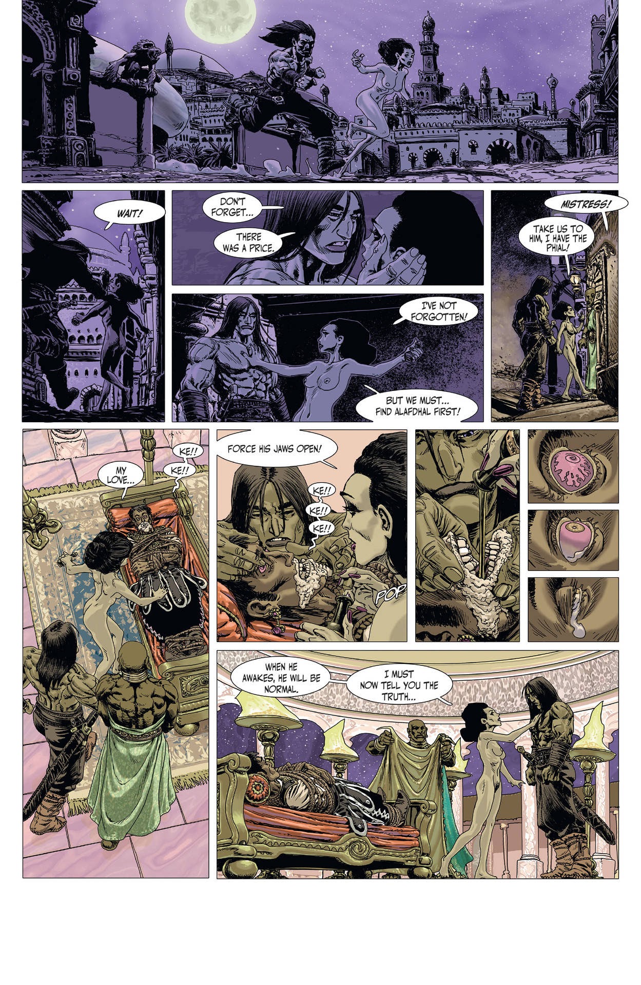 Read online The Cimmerian comic -  Issue # TPB 3 - 114